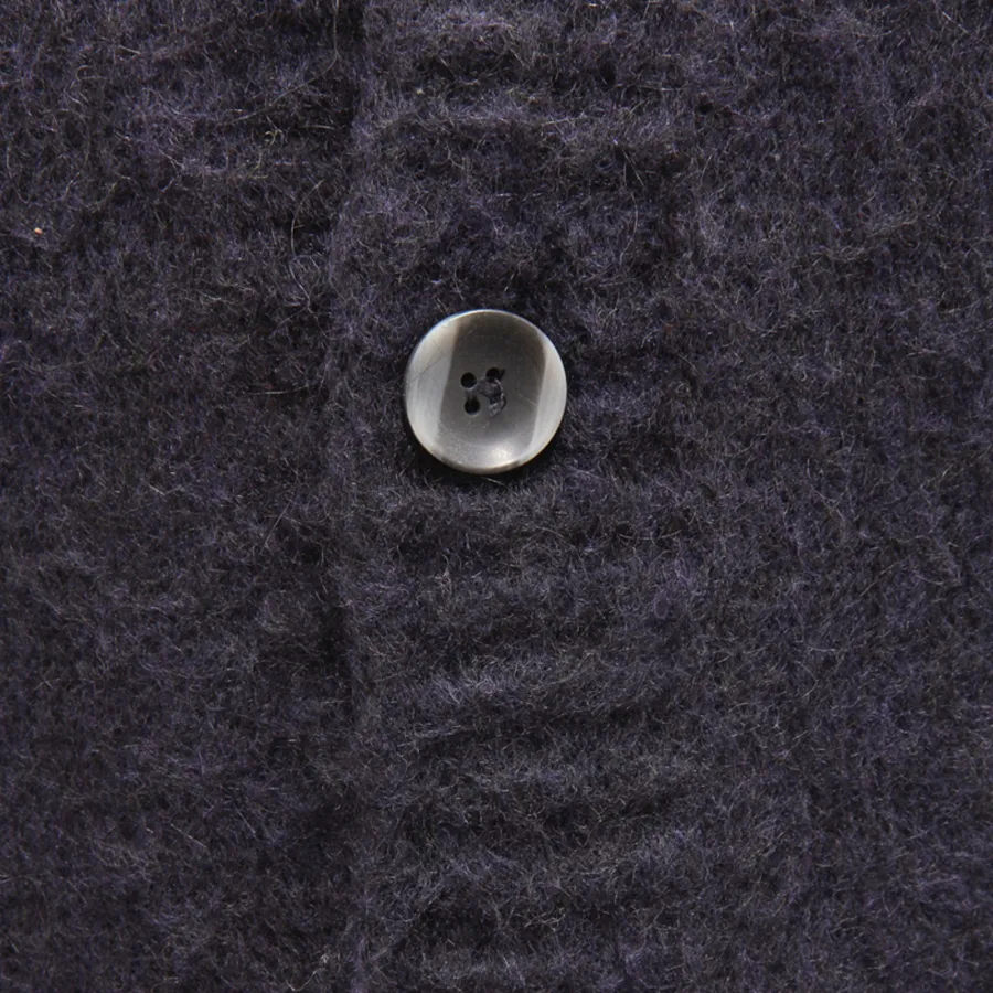 8665AV CARDIGAN UOMO FAMILY FIRST MILANO MAN WOOL BLEND SWEATER BLUE