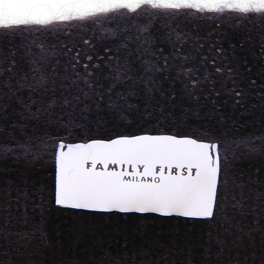 8665AV CARDIGAN UOMO FAMILY FIRST MILANO MAN WOOL BLEND SWEATER BLUE