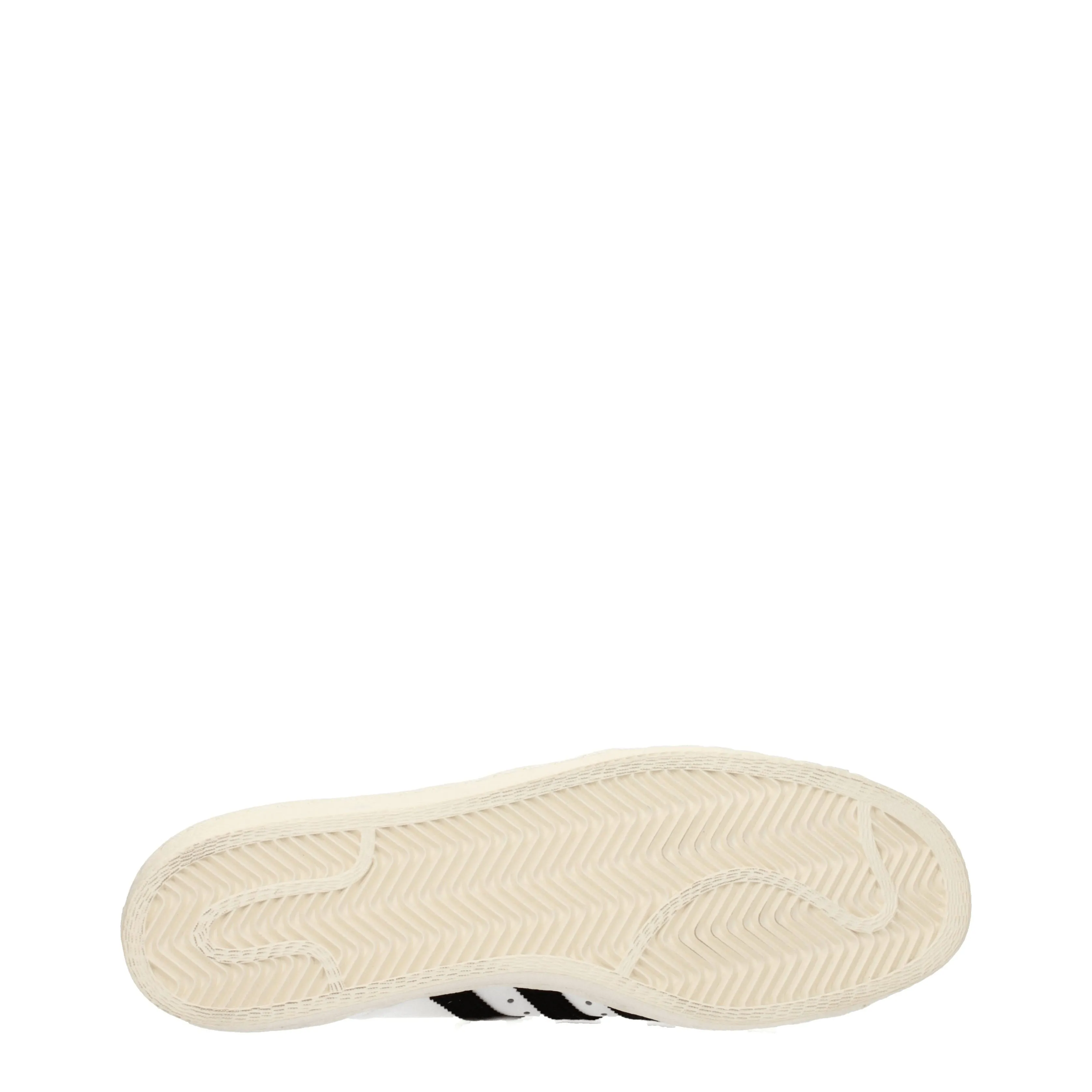 Adidas Sneakers Superstar 80s Uomo Pelle Bianco/Nero
