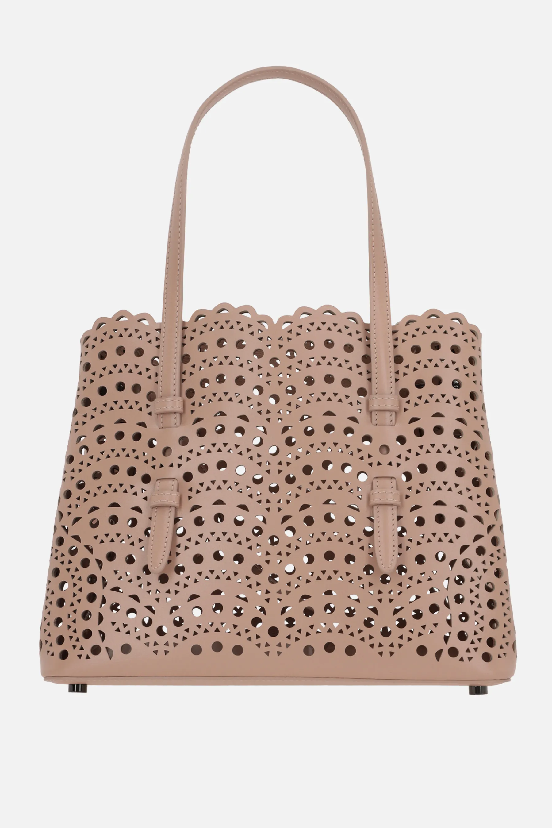  ALAIA borsa tote Mina 25 in pelle laserata 