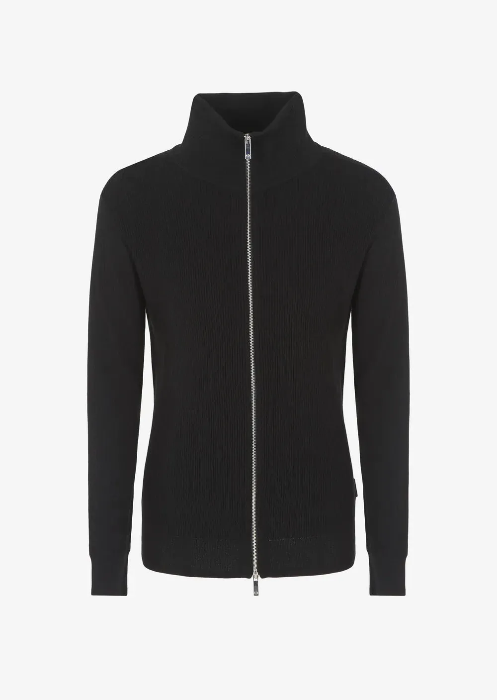Armani Exchange cardigan fullzip in mix di lana e cotone uomo