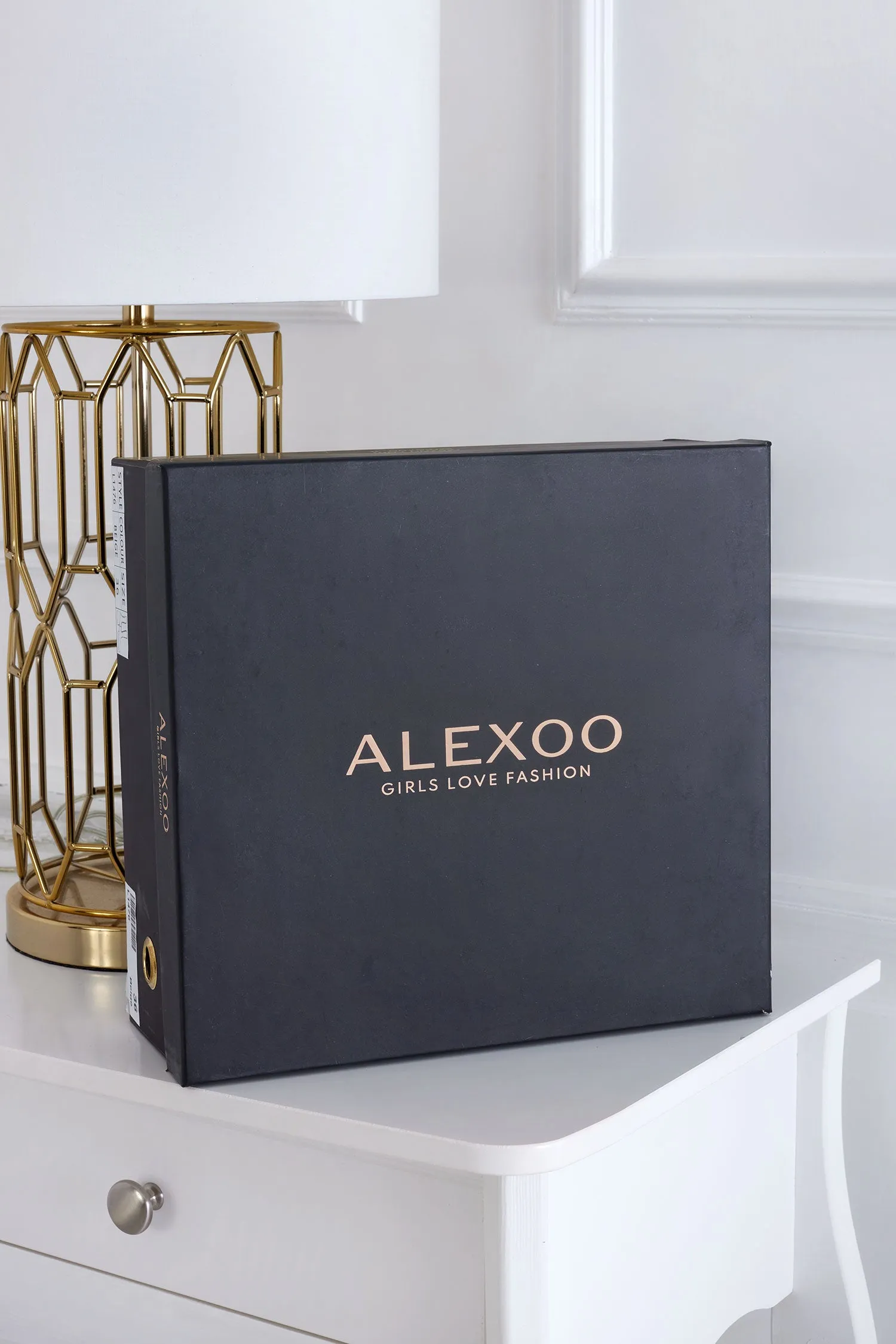 AVRIL - Tronchetti beige Alexoo con tacco alto