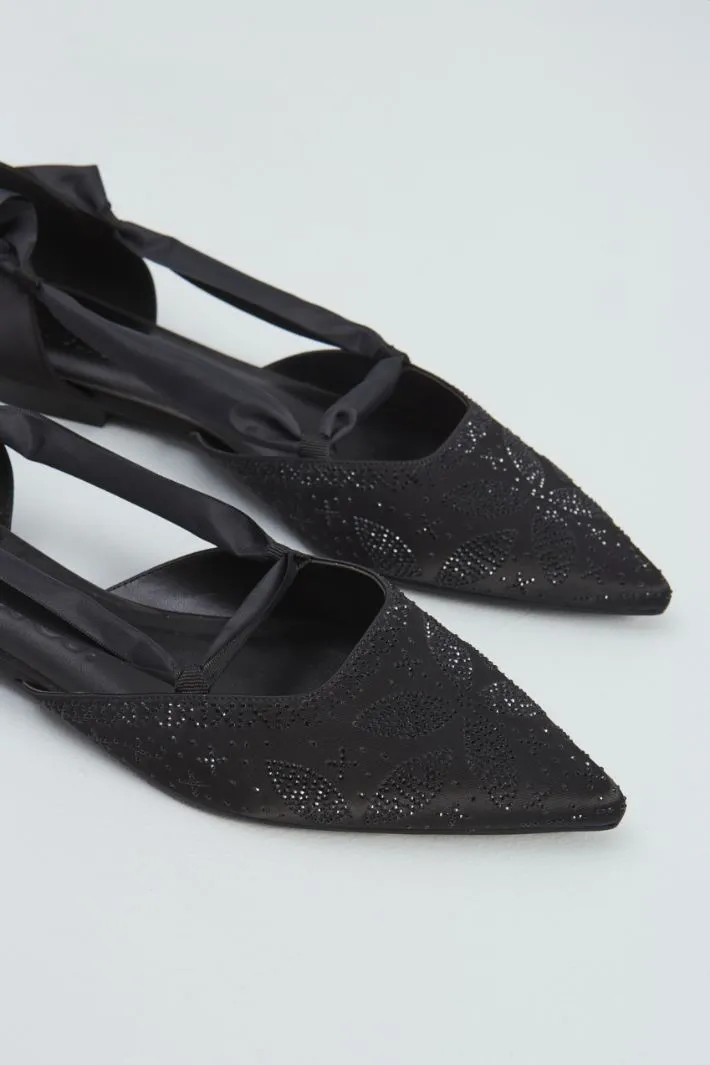 Ballerine in satin