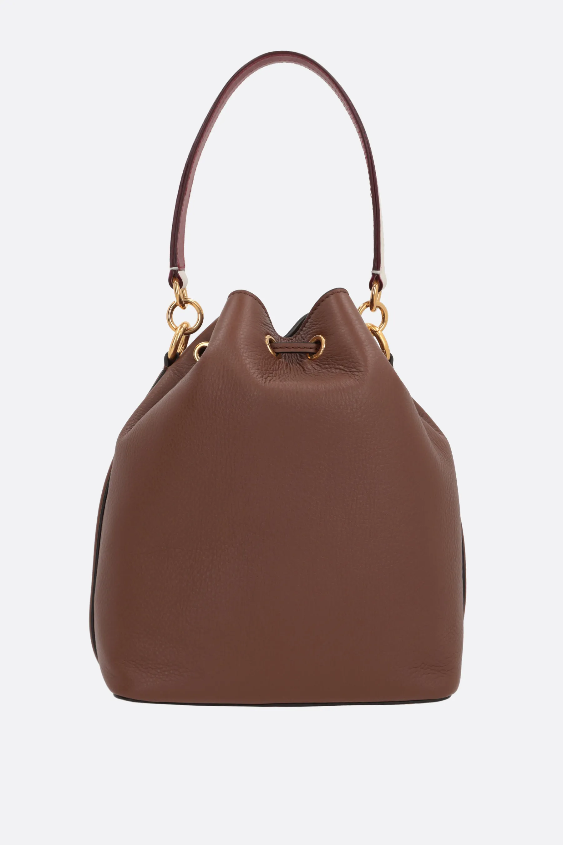 BALLY borsa a secchiello Code in pelle martellata