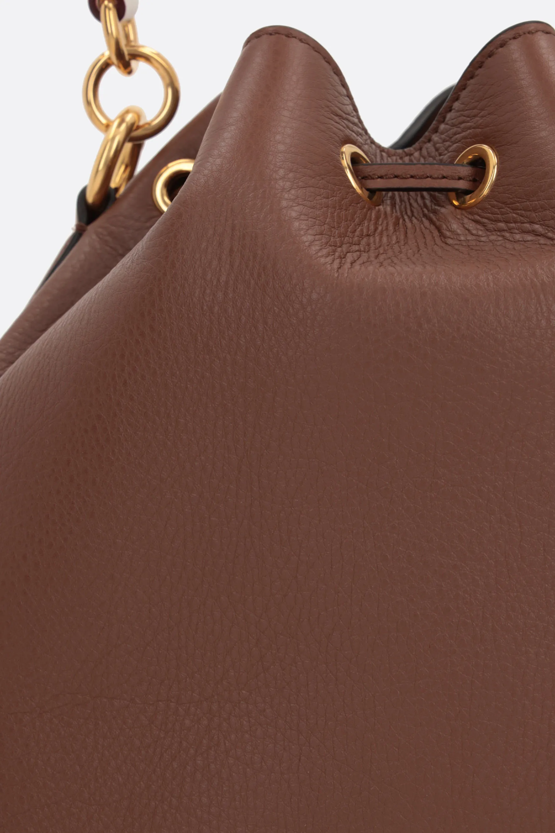 BALLY borsa a secchiello Code in pelle martellata