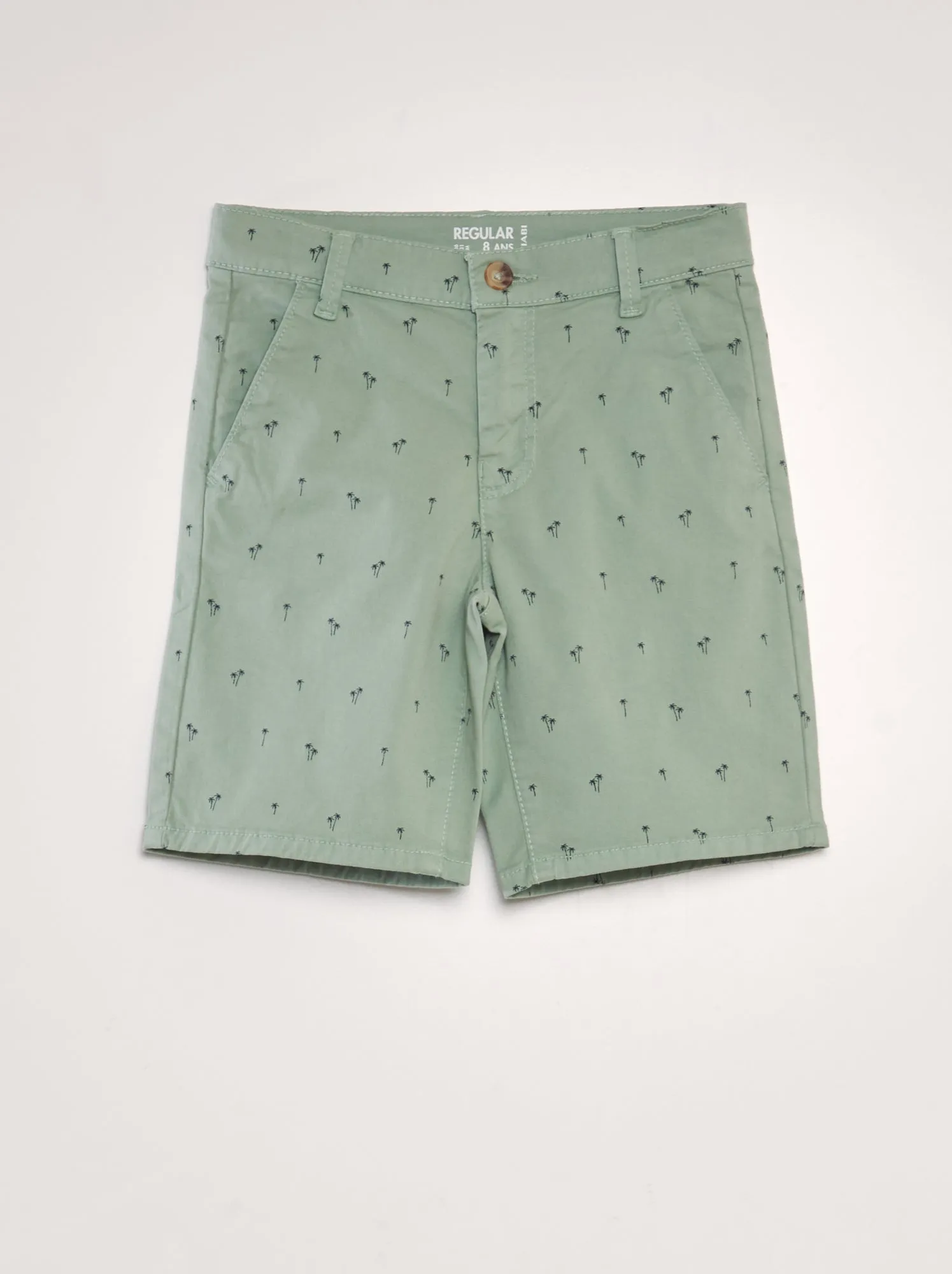 Bermuda chino dritti - VERDE