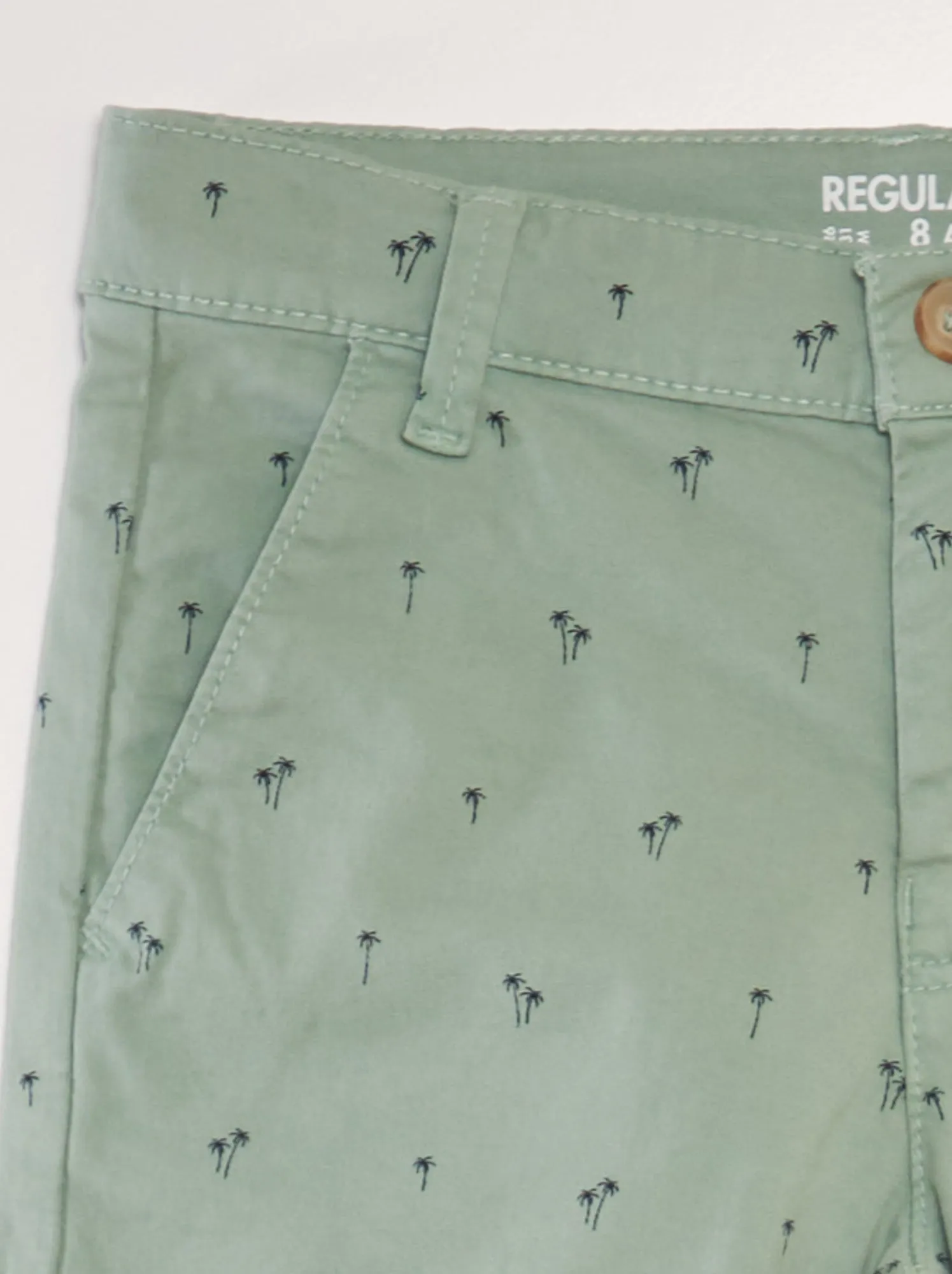 Bermuda chino dritti - VERDE