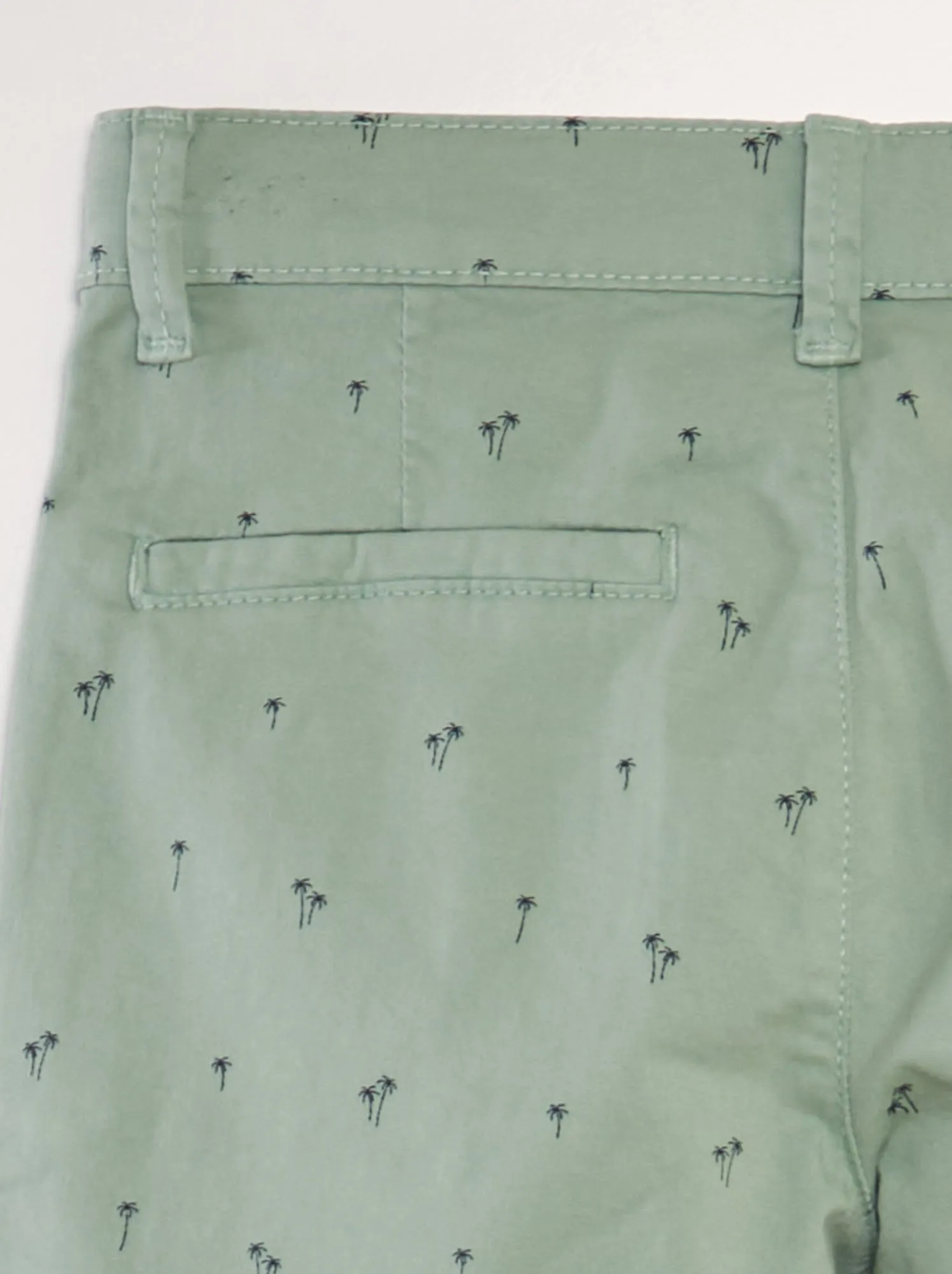 Bermuda chino dritti - VERDE