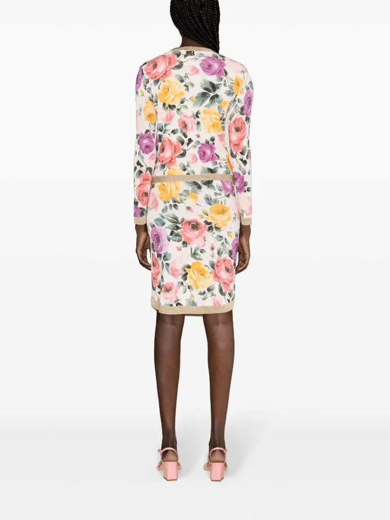 blugirl Cardigan stampa rose