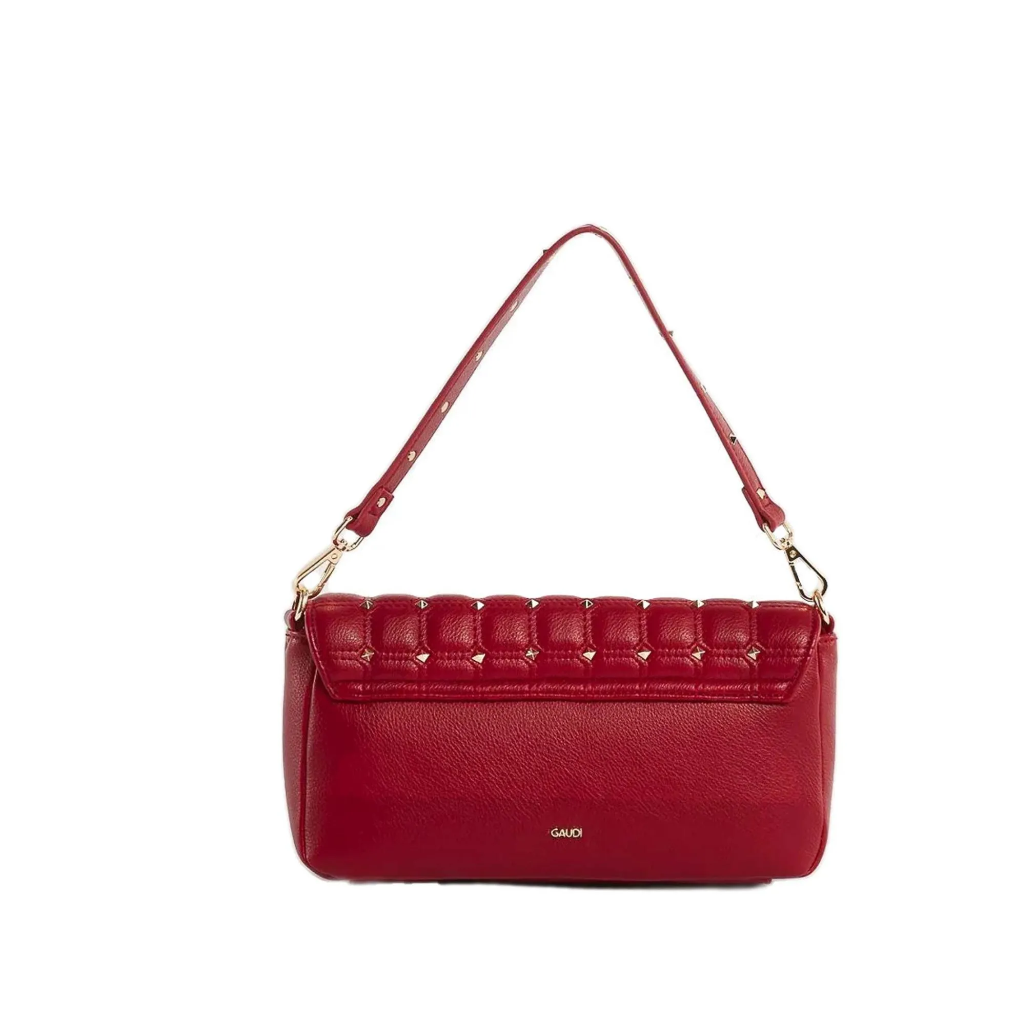 Borsa a spalla alina matelassé con borchie