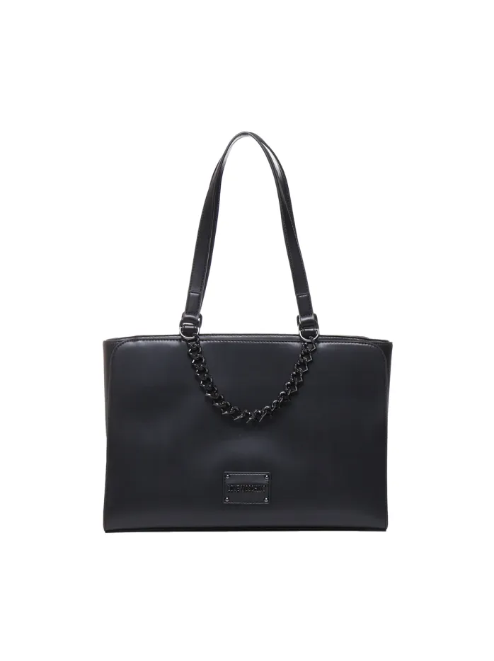 BORSA A SPALLA CON CATENA DECORATIVA