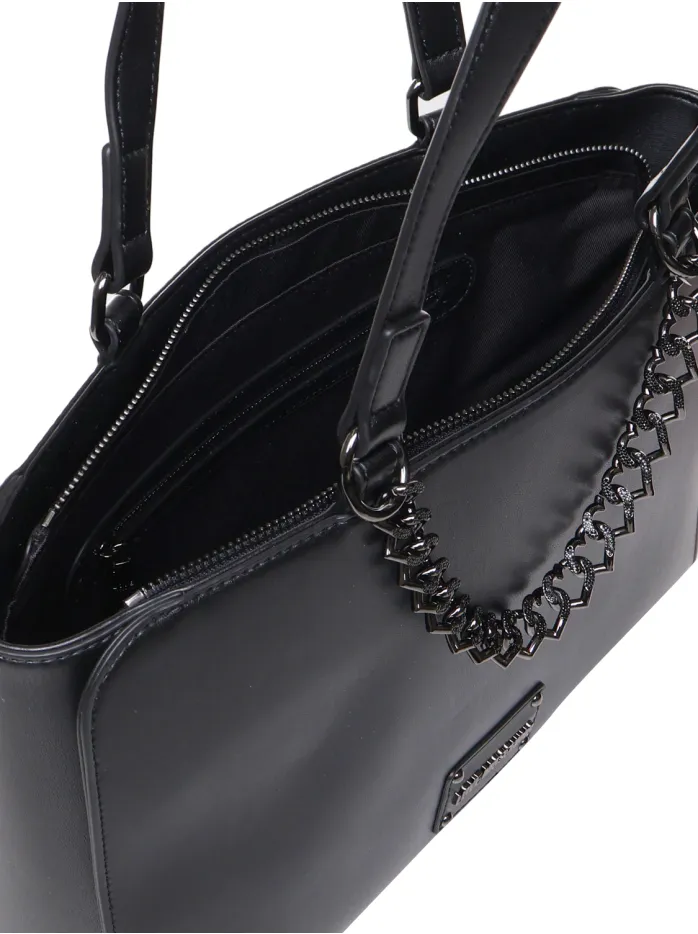BORSA A SPALLA CON CATENA DECORATIVA