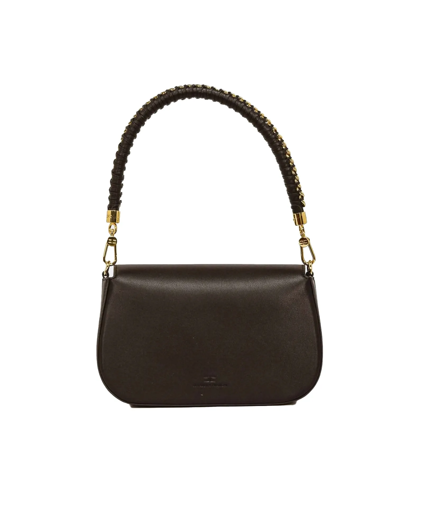 Borsa a spalla ecopelle nera