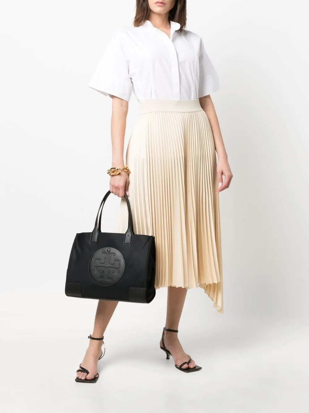 Borsa a spalla Ella in nero - TORY BURCH -  donna