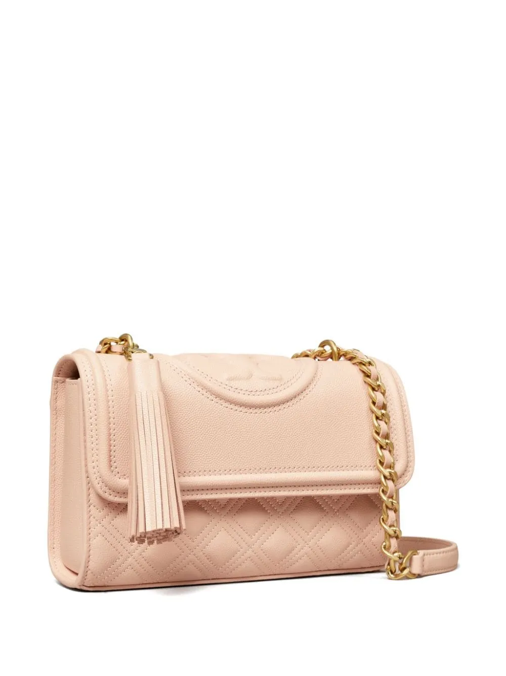 Borsa a spalla Fleming in beige Tory Burch - donna