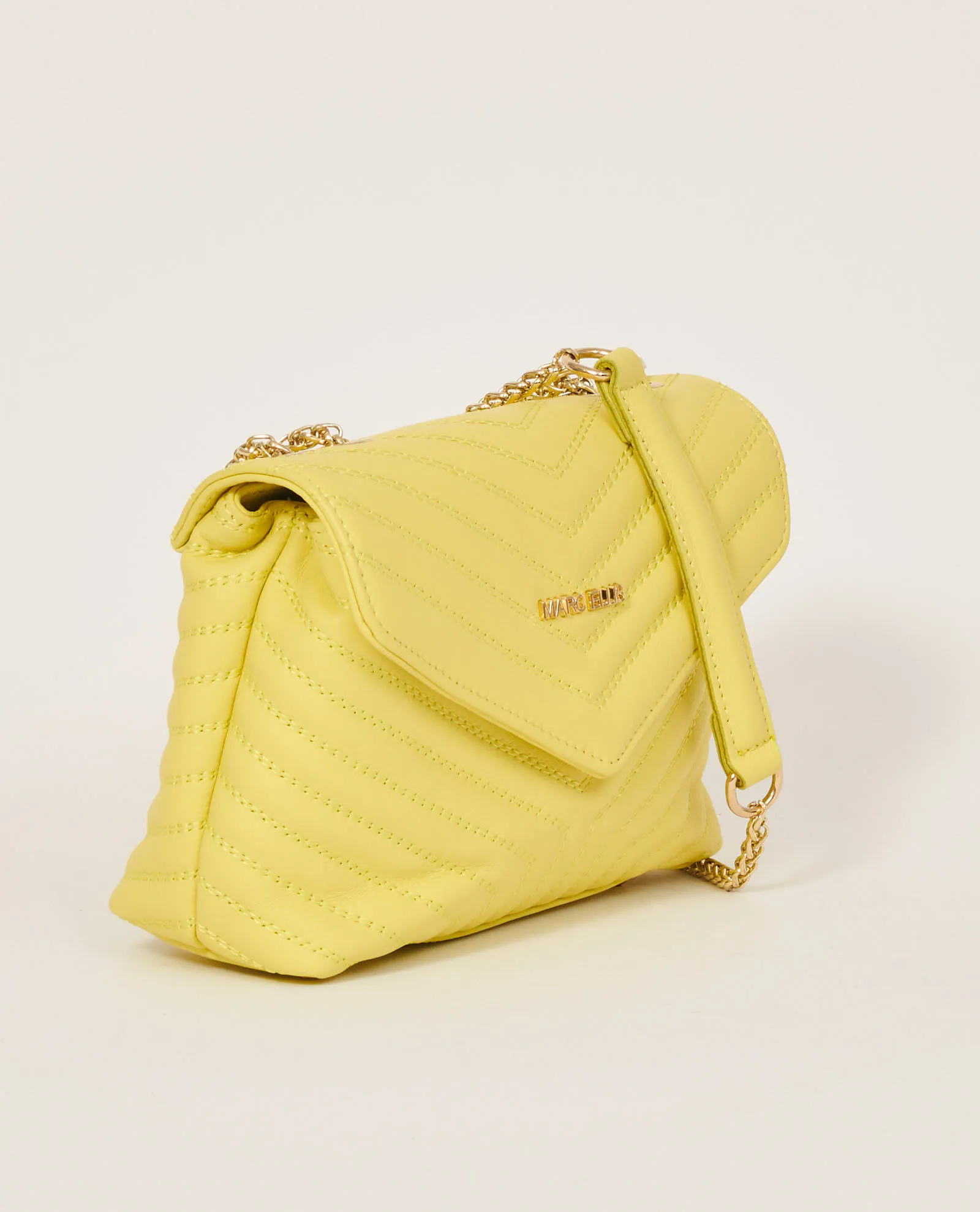 Borsa a spalla Ginny-M di Marc Ellis in pelle matelassè