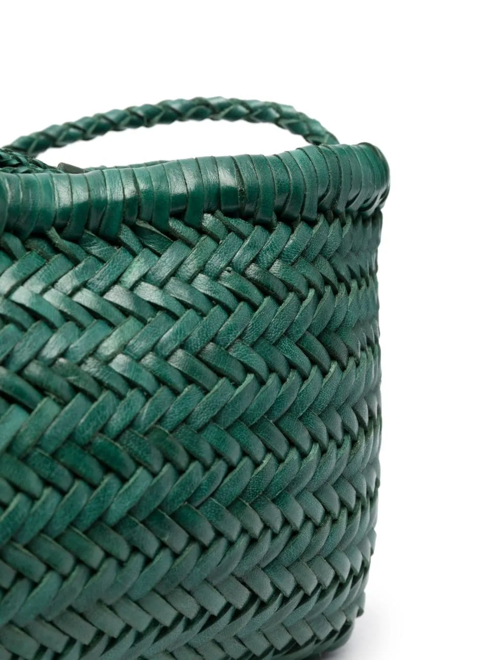 Borsa a spalla minsu in verde di DRAGON DIFFUSION - donna