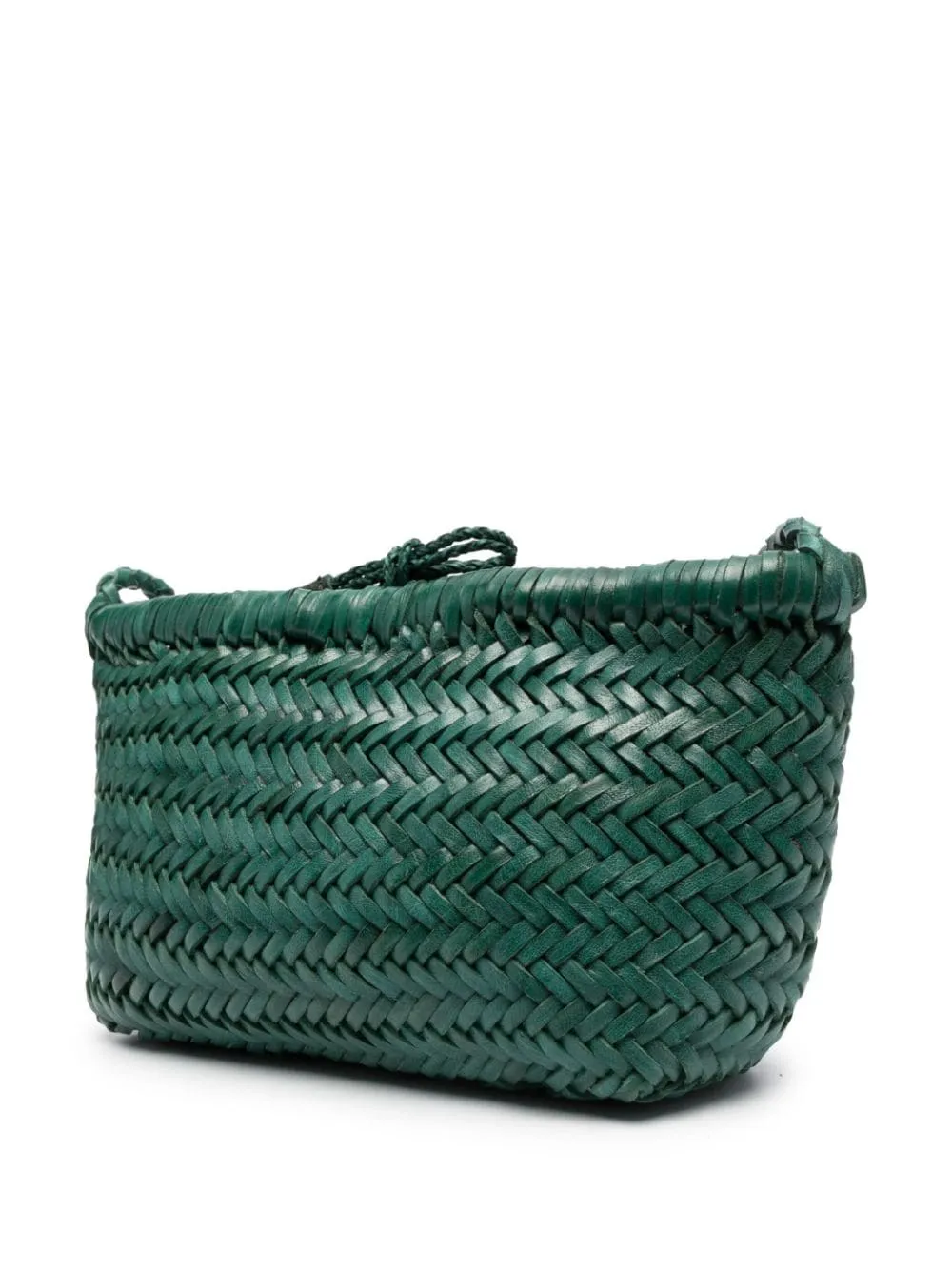 Borsa a spalla minsu in verde di DRAGON DIFFUSION - donna