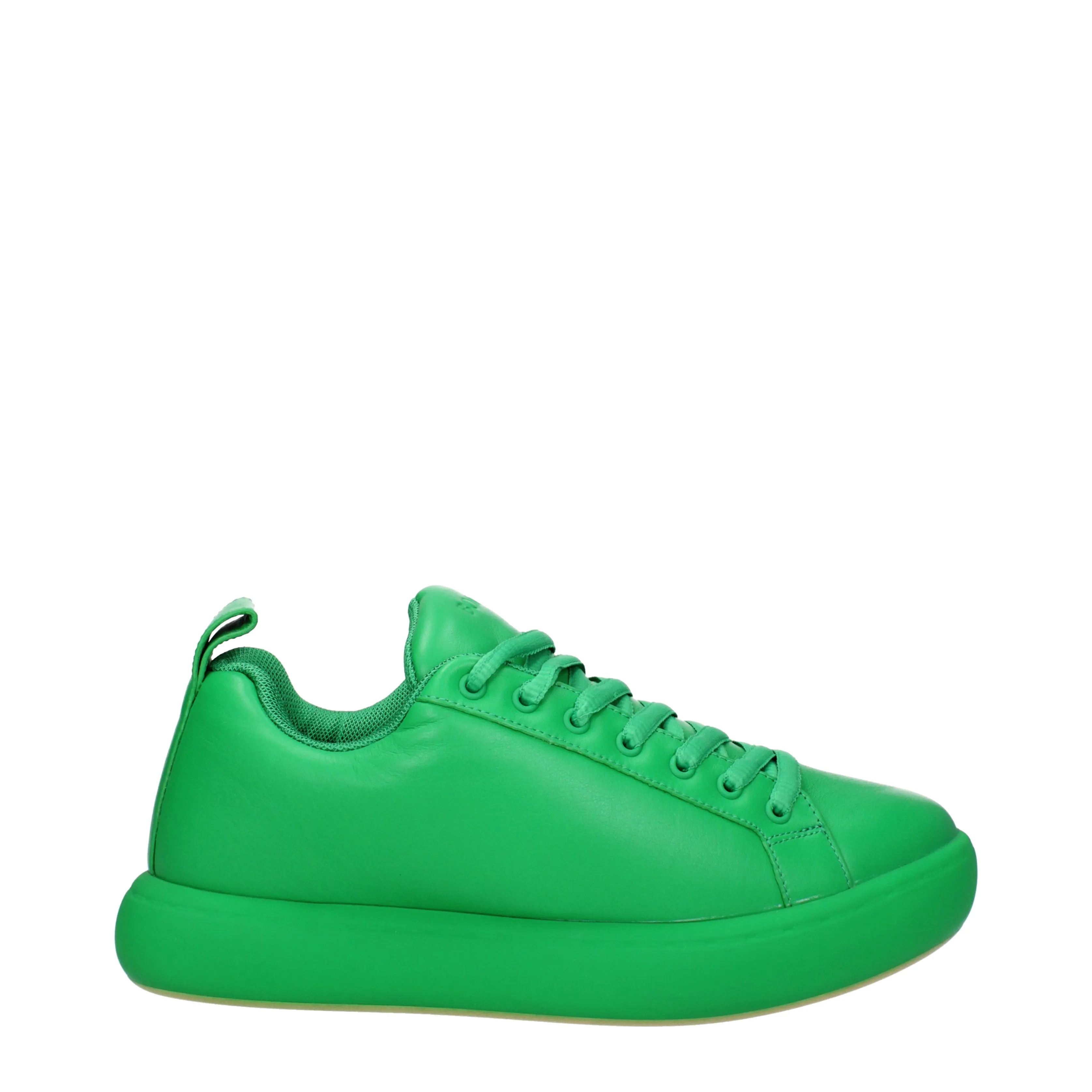 Bottega Veneta Sneakers Uomo Pelle Verde/Parrocchetto