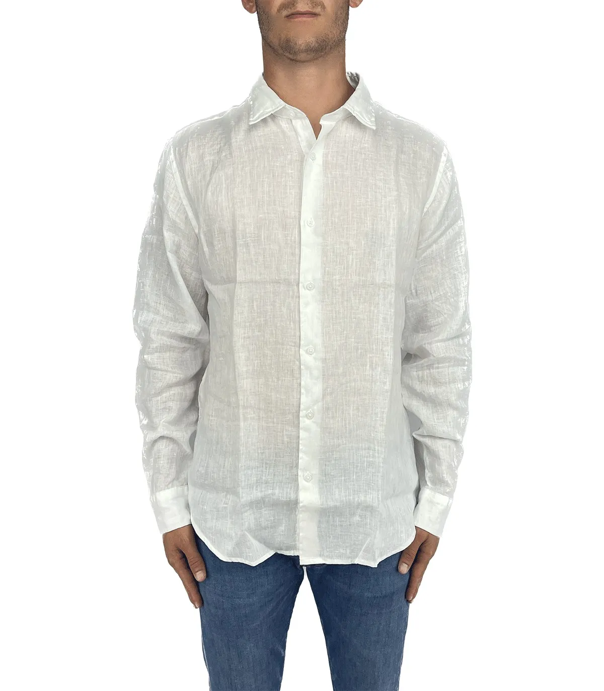 Camicia in lino da Uomo Union