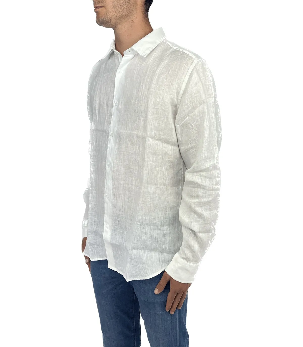 Camicia in lino da Uomo Union