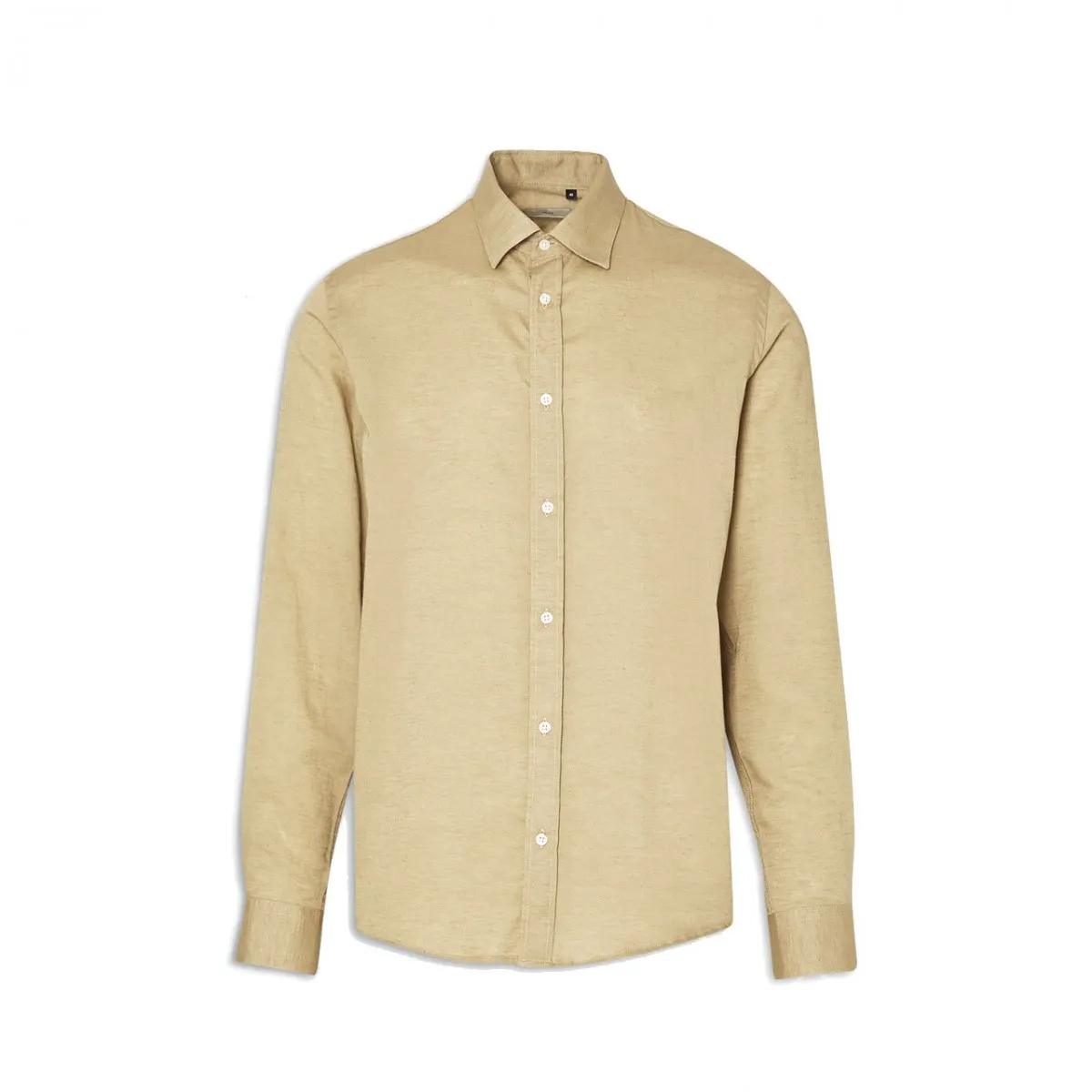 Camicia In Lino Regular Fit Longlinen