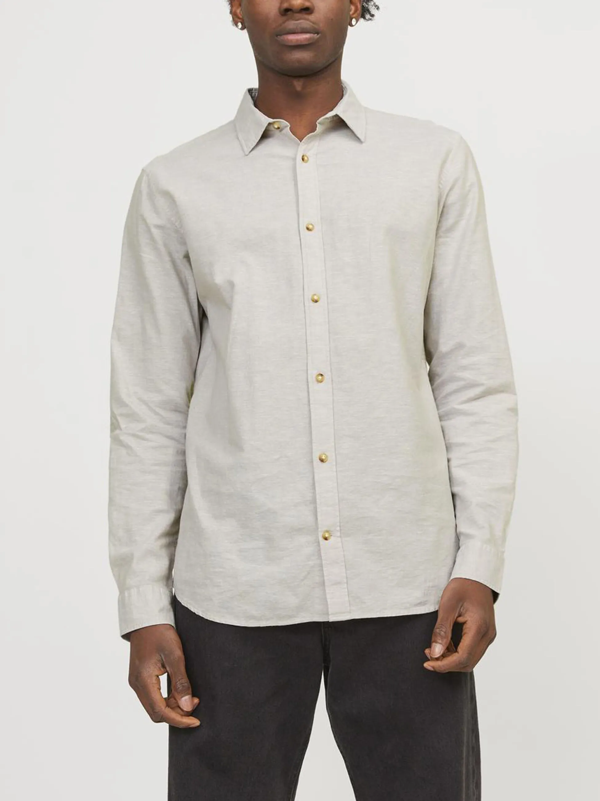 camicia ml misto lino