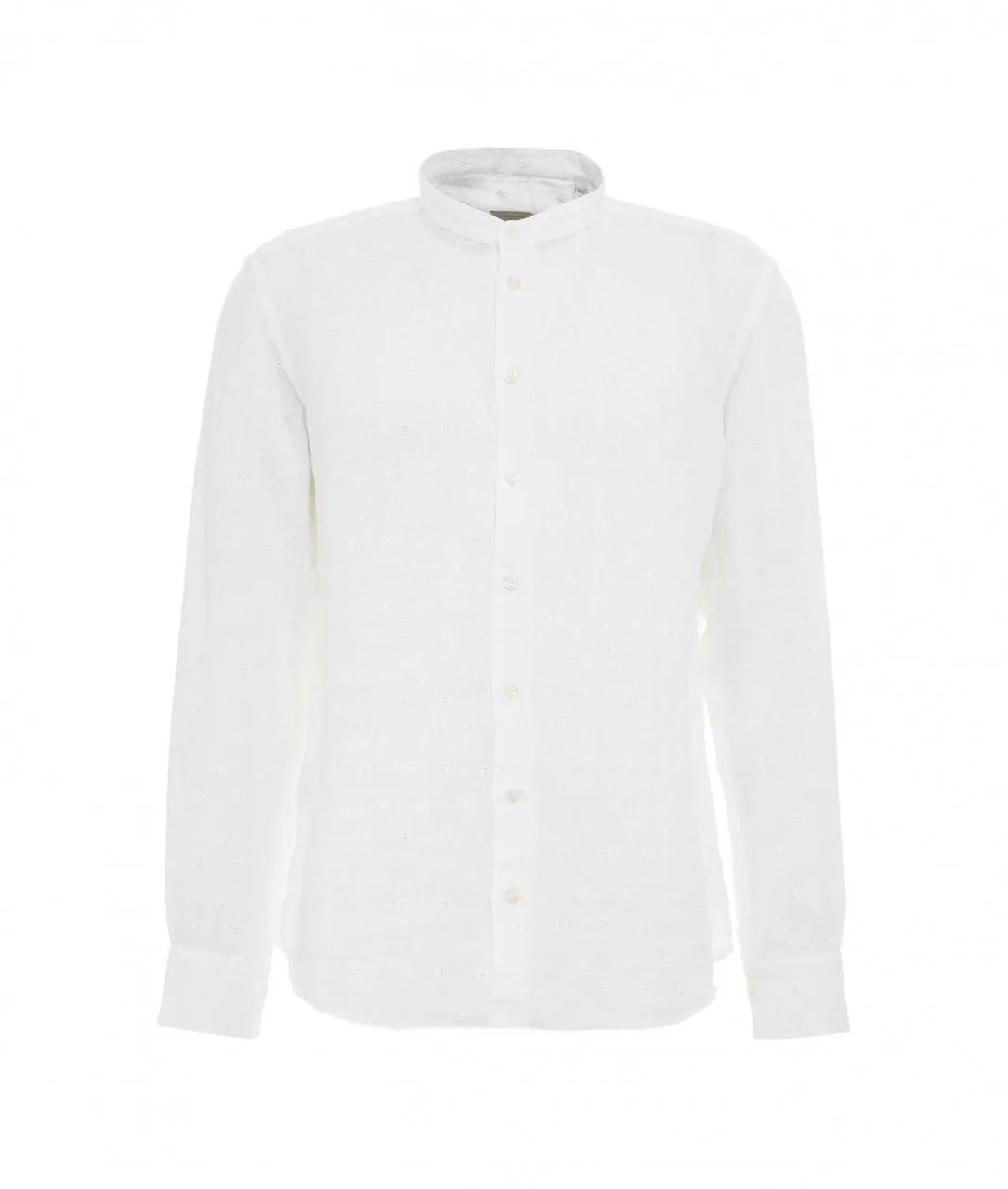 Camicia Simo in lino bianco bianco