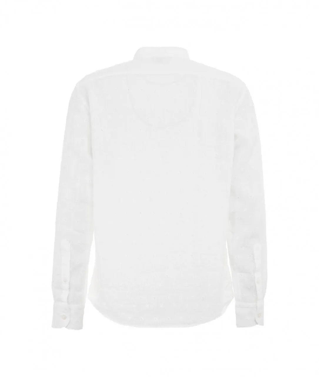 Camicia Simo in lino bianco bianco