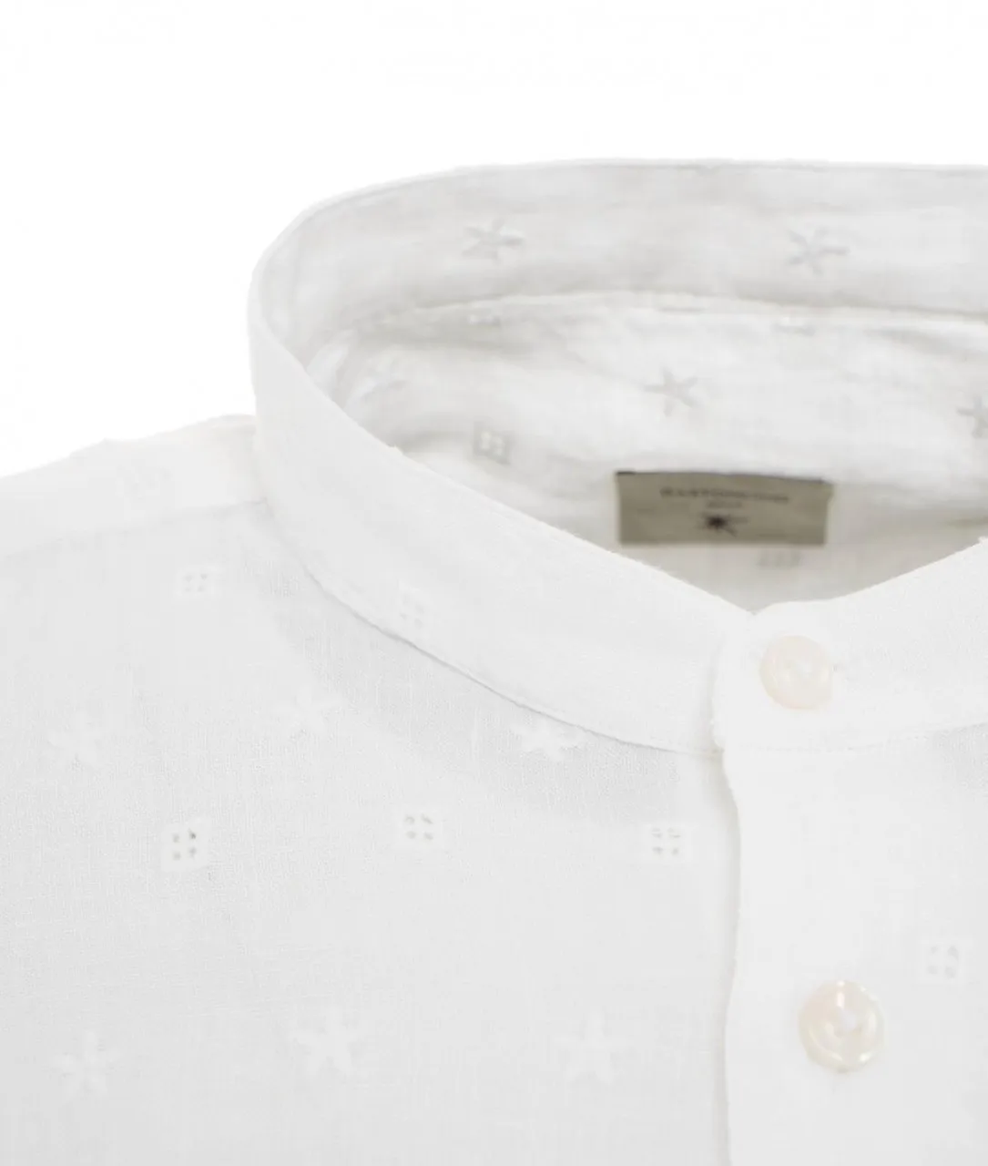 Camicia Simo in lino bianco bianco