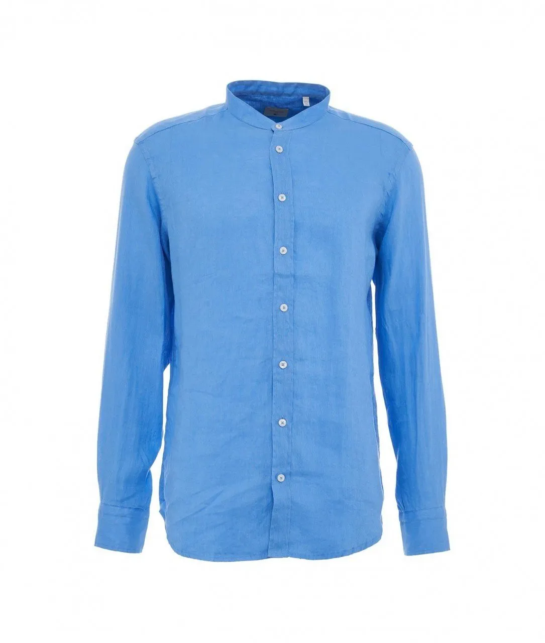 Camicia Simo in lino blu blu