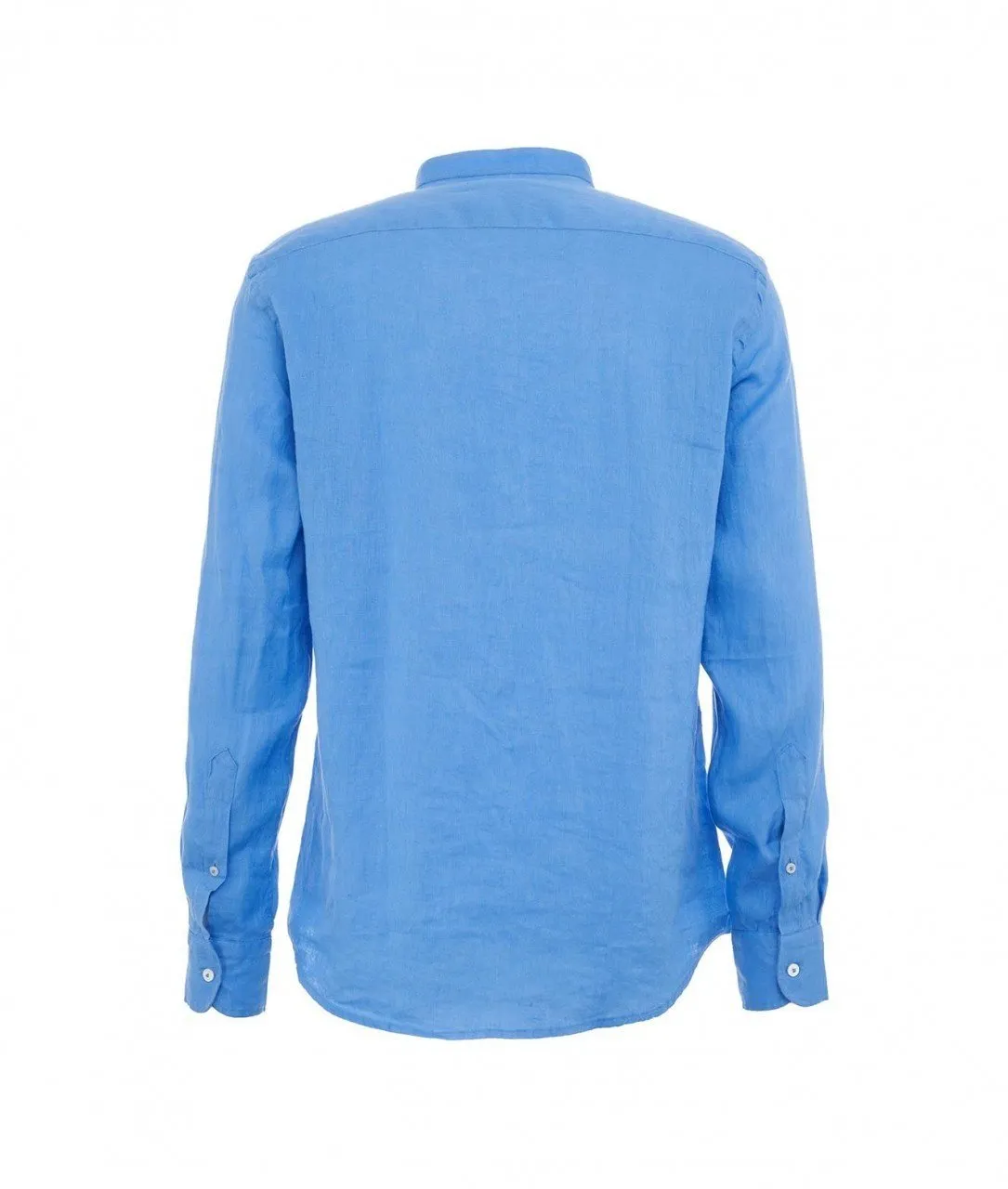 Camicia Simo in lino blu blu