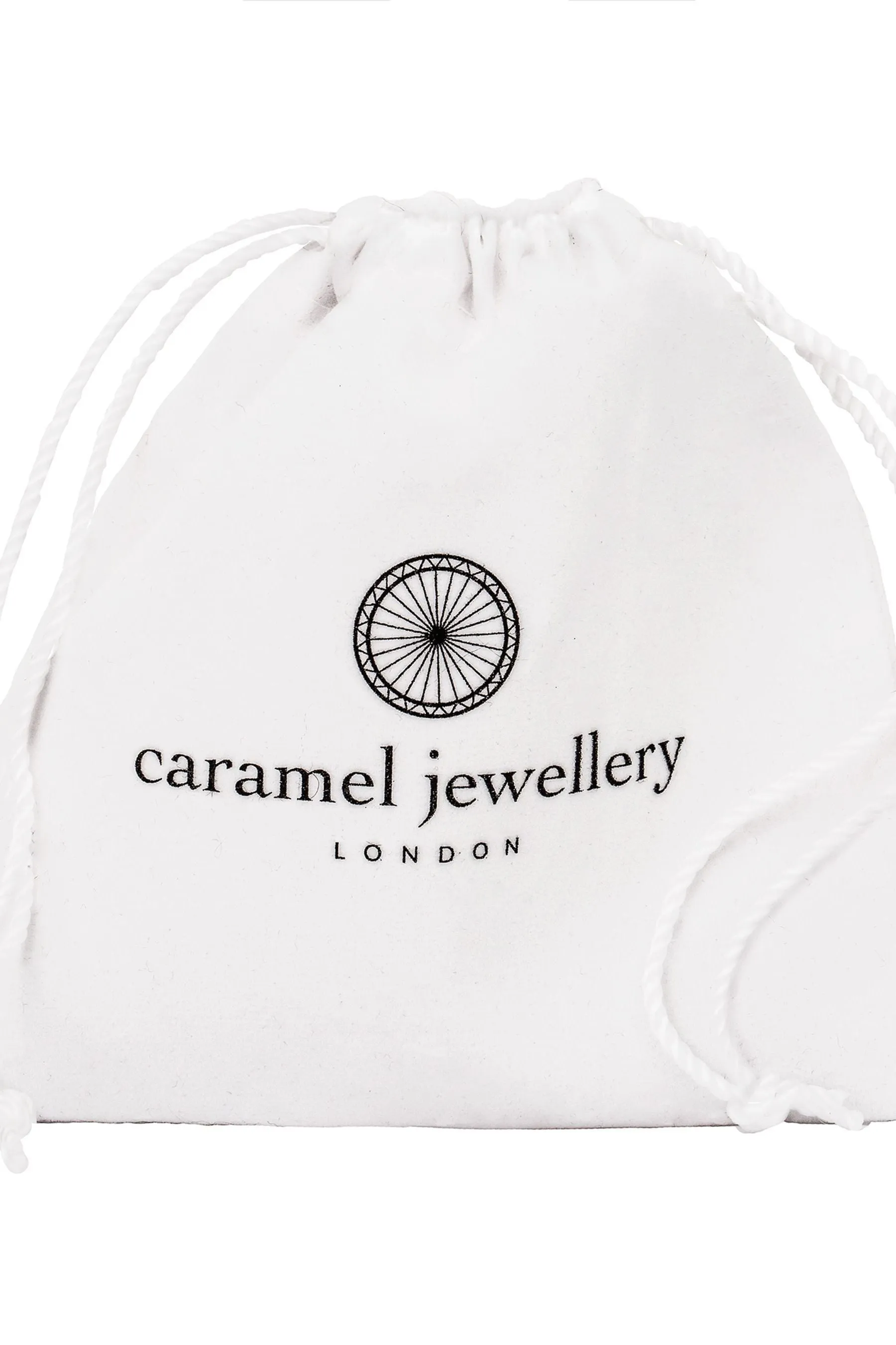 Caramel Jewellery London Oro - Bracciale dell'amicizia con cerchi intrecciati