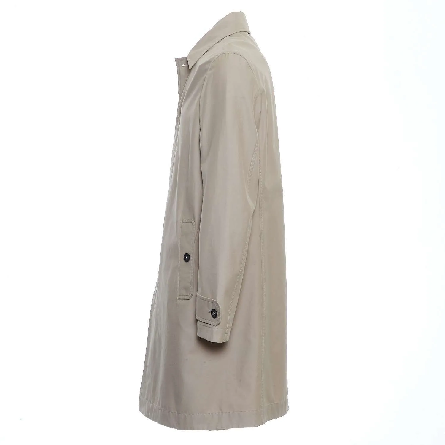 Carcoat Regular Fit In Cotone E Tessuto Tecnico Idrorepellente