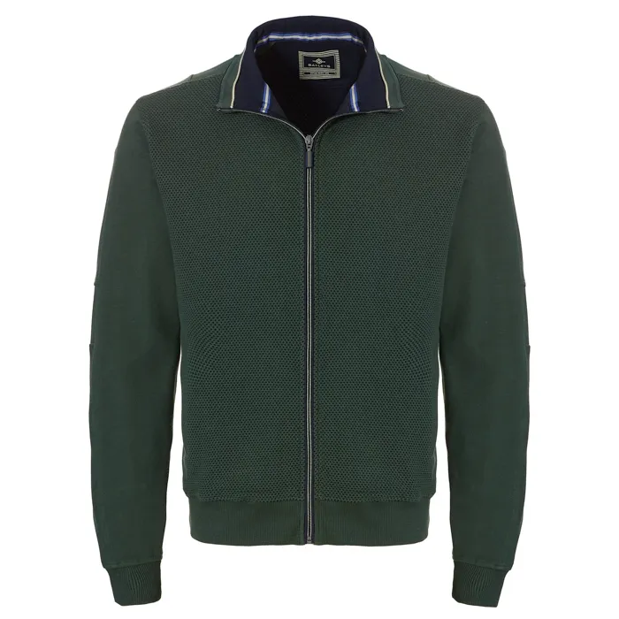 Cardigan Baileys a nido d'ape Verde scuro