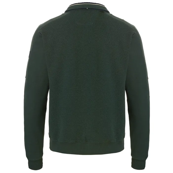 Cardigan Baileys a nido d'ape Verde scuro