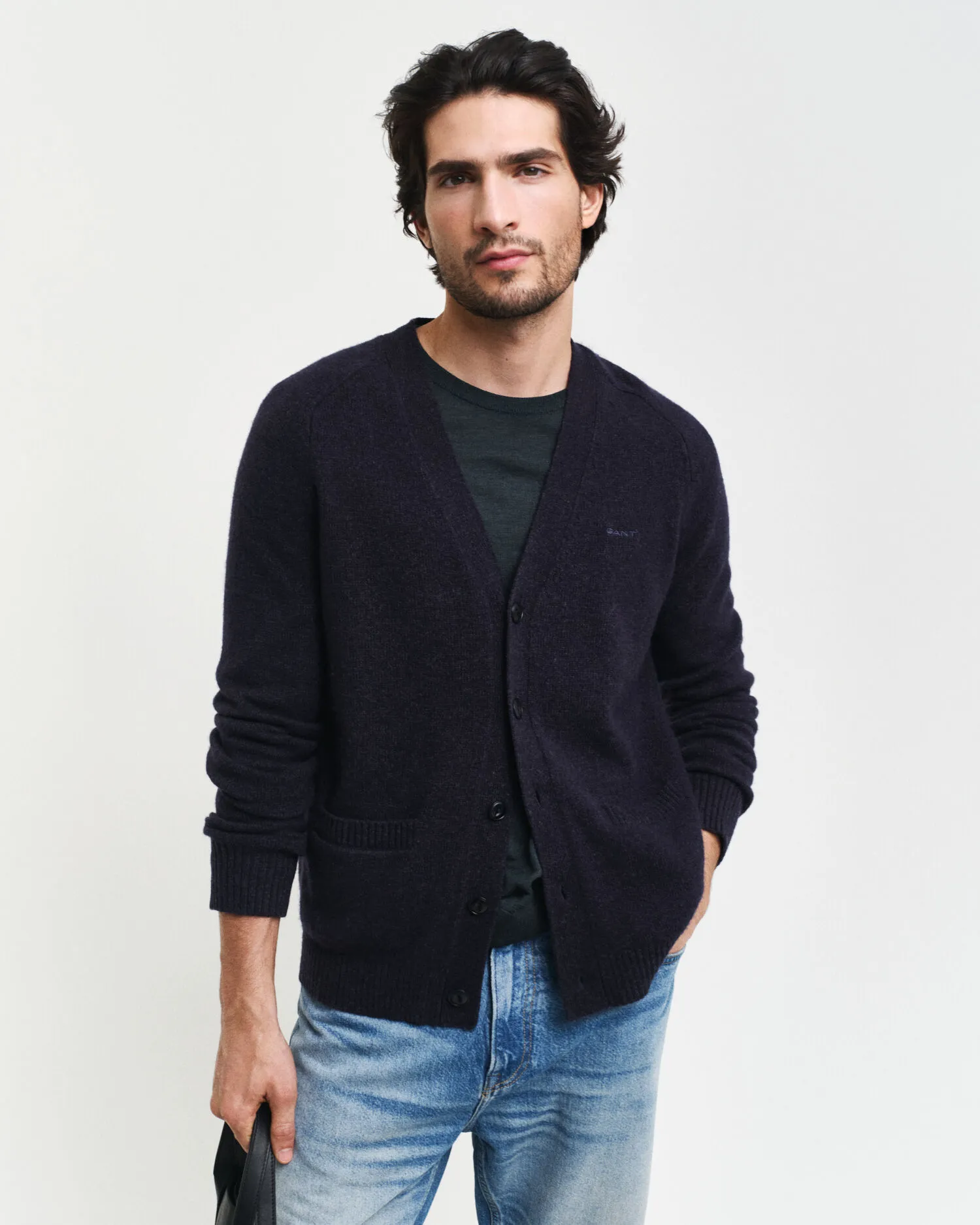Cardigan in misto lana    