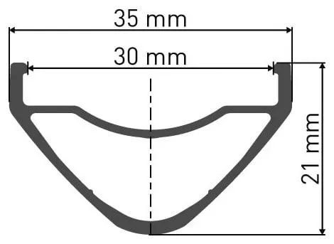 Cerchio DT Swiss EX 511 Disc 29 '' nero