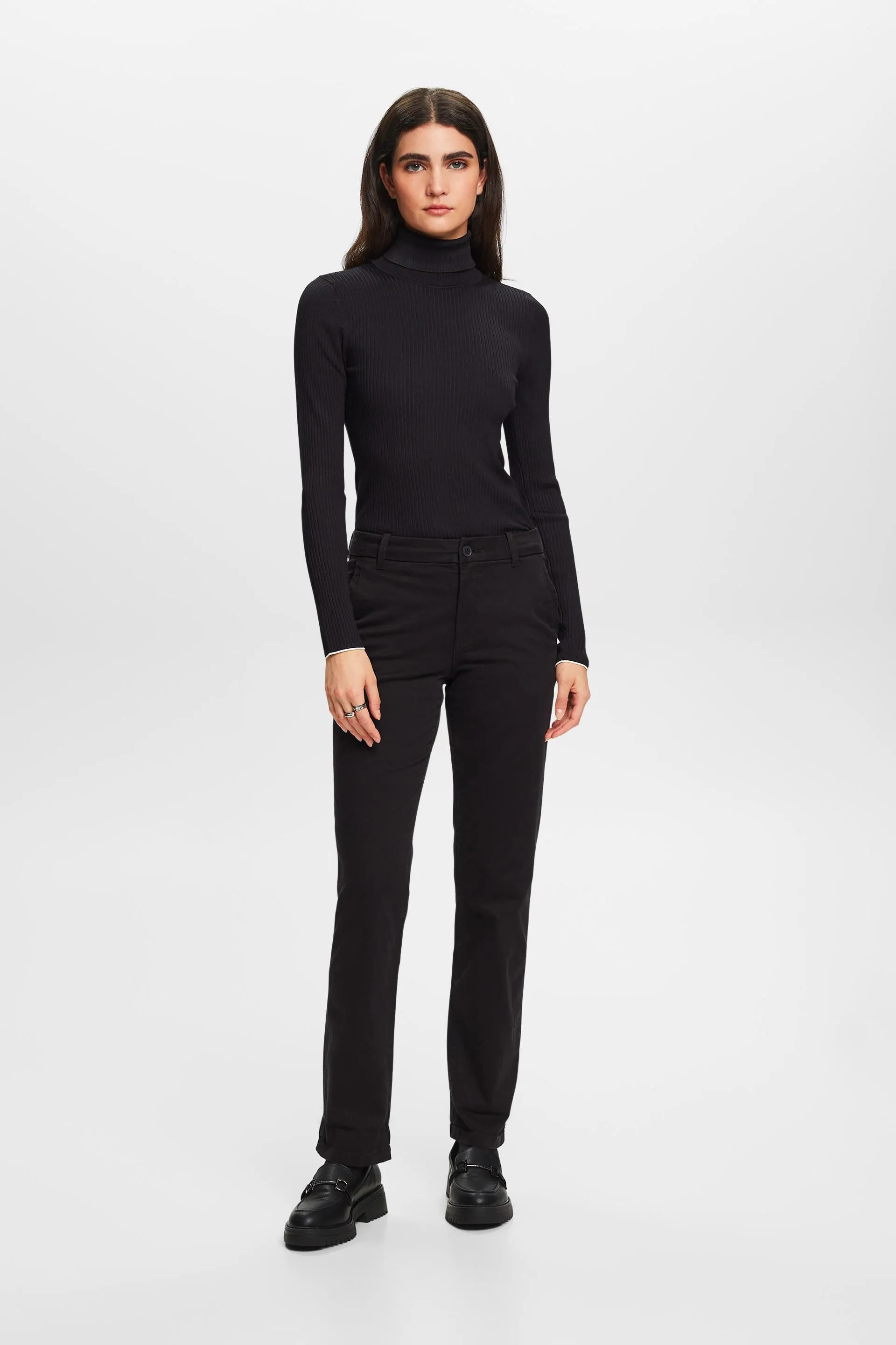 Chino stretch, misto cotone