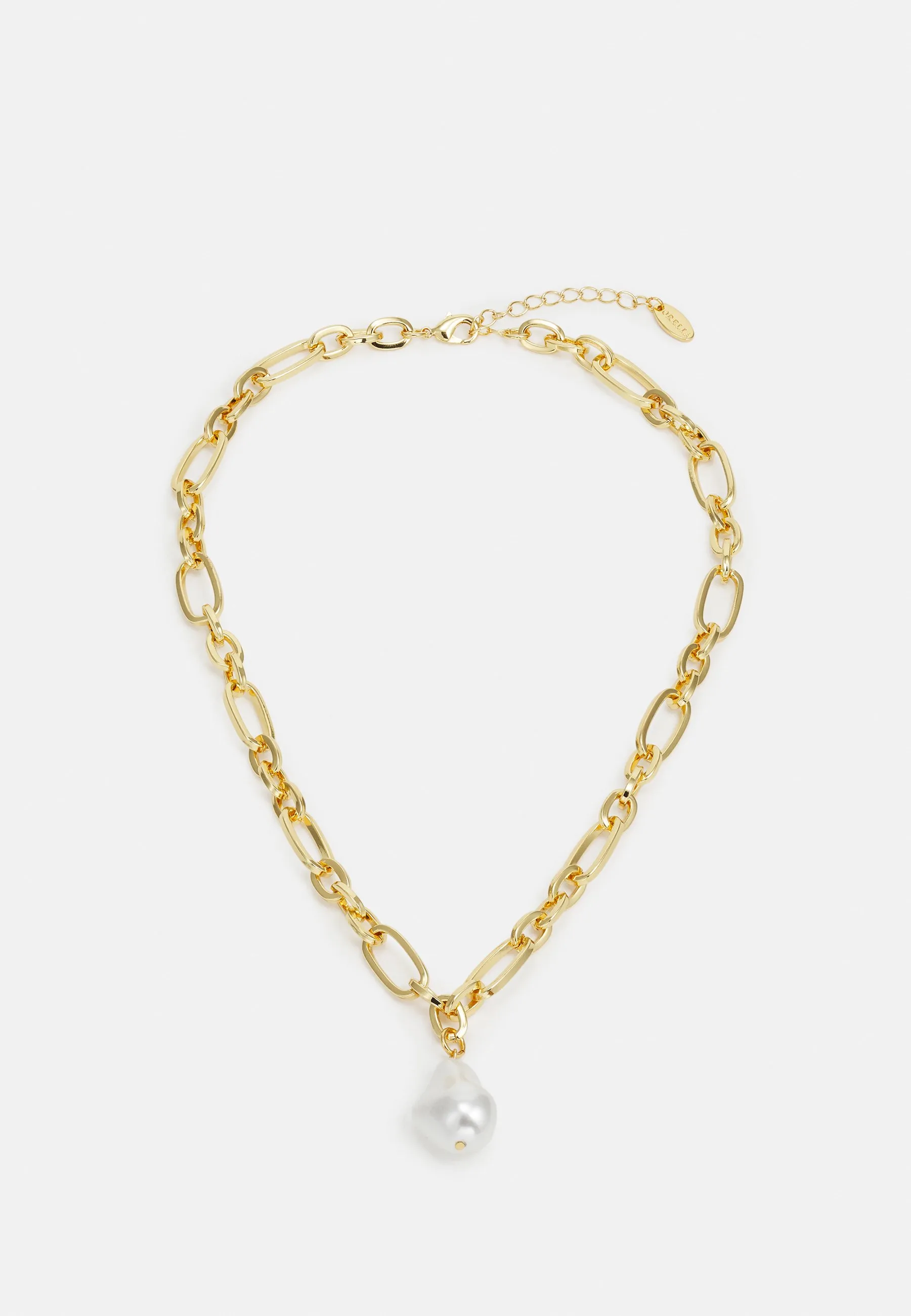 CHUNKY CHAIN STATEMENT DROP NECKLACE - Collana