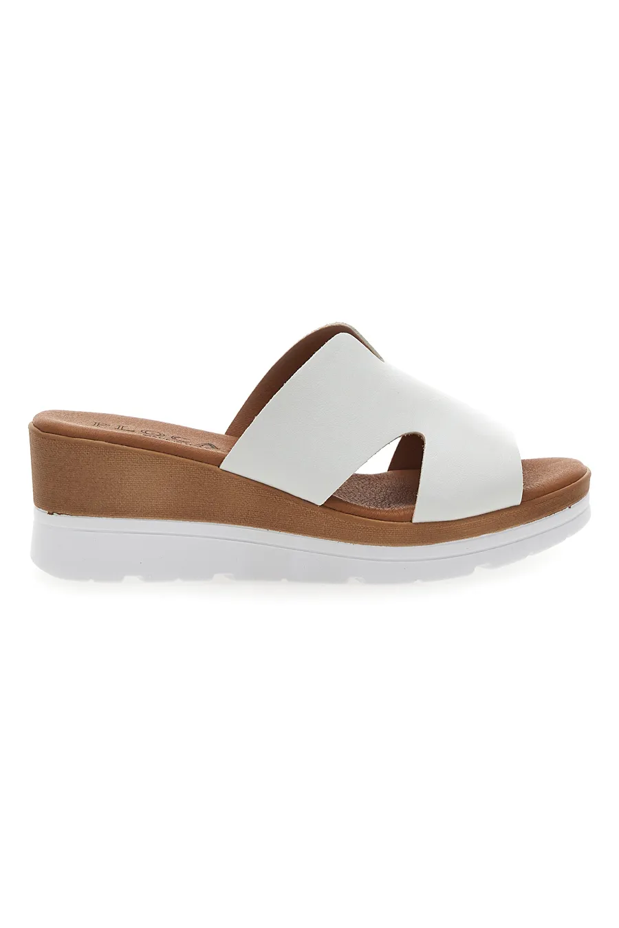 Ciabatte Bianche Con Platform Plocadi 11071242