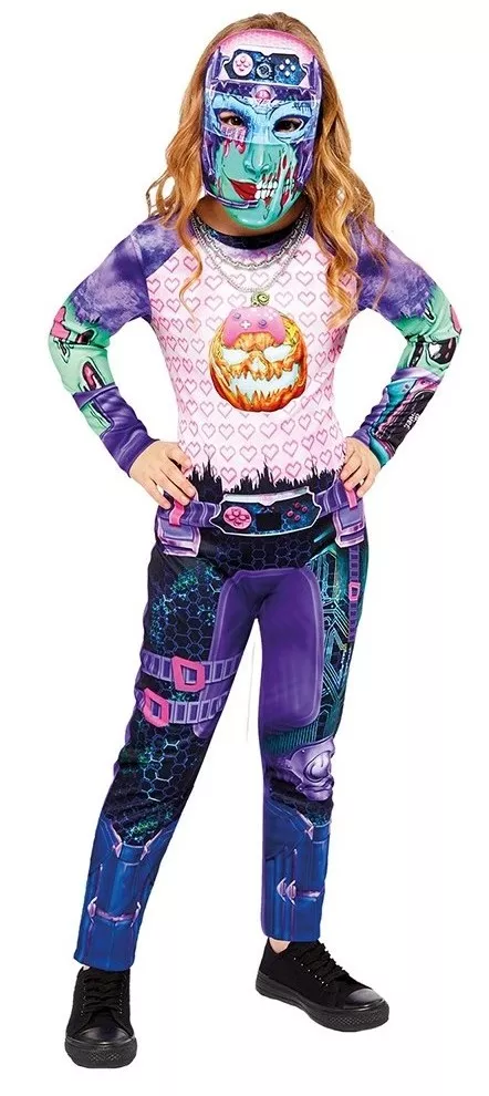 Costume da bambina da giocatrice di Halloween