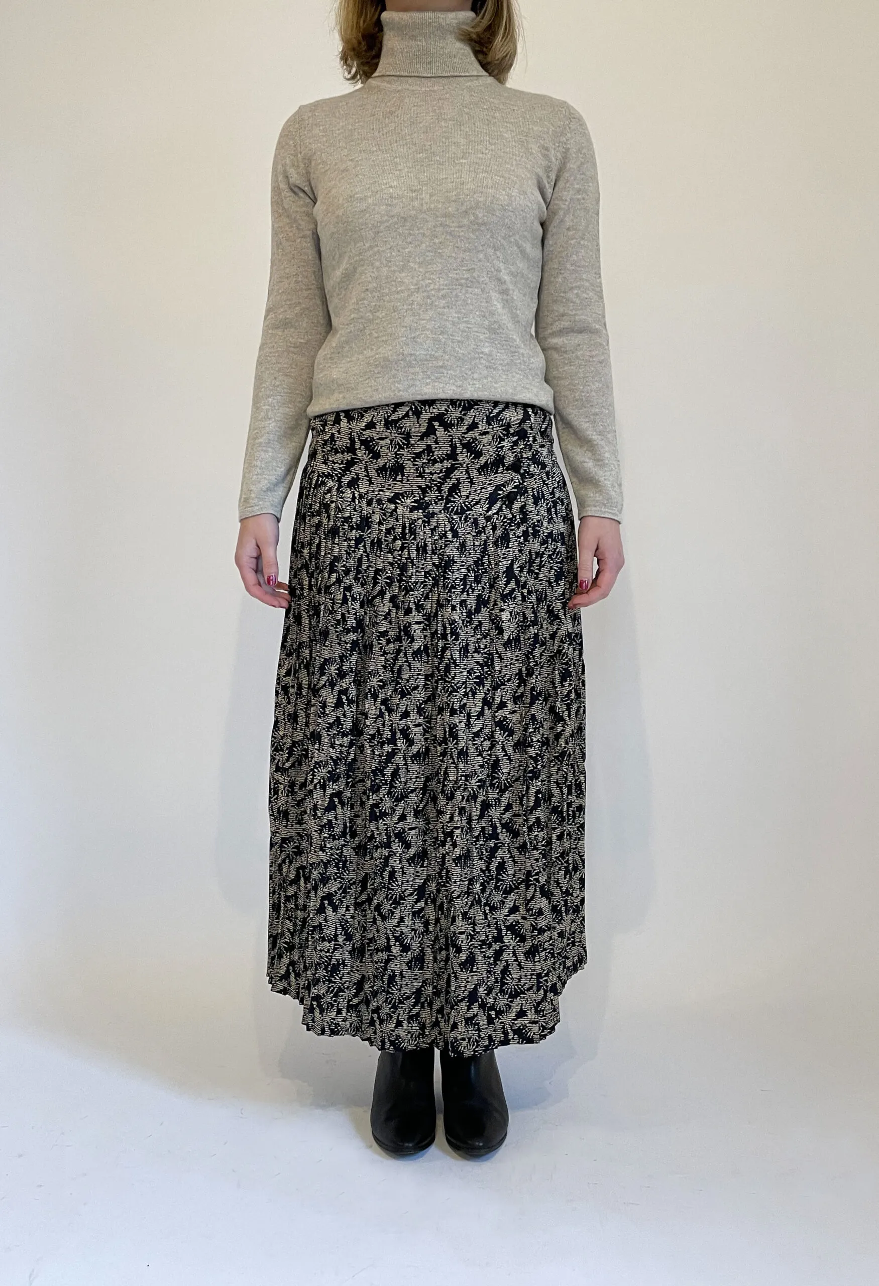 Dolcevita beige second hand in cachemire e lana
