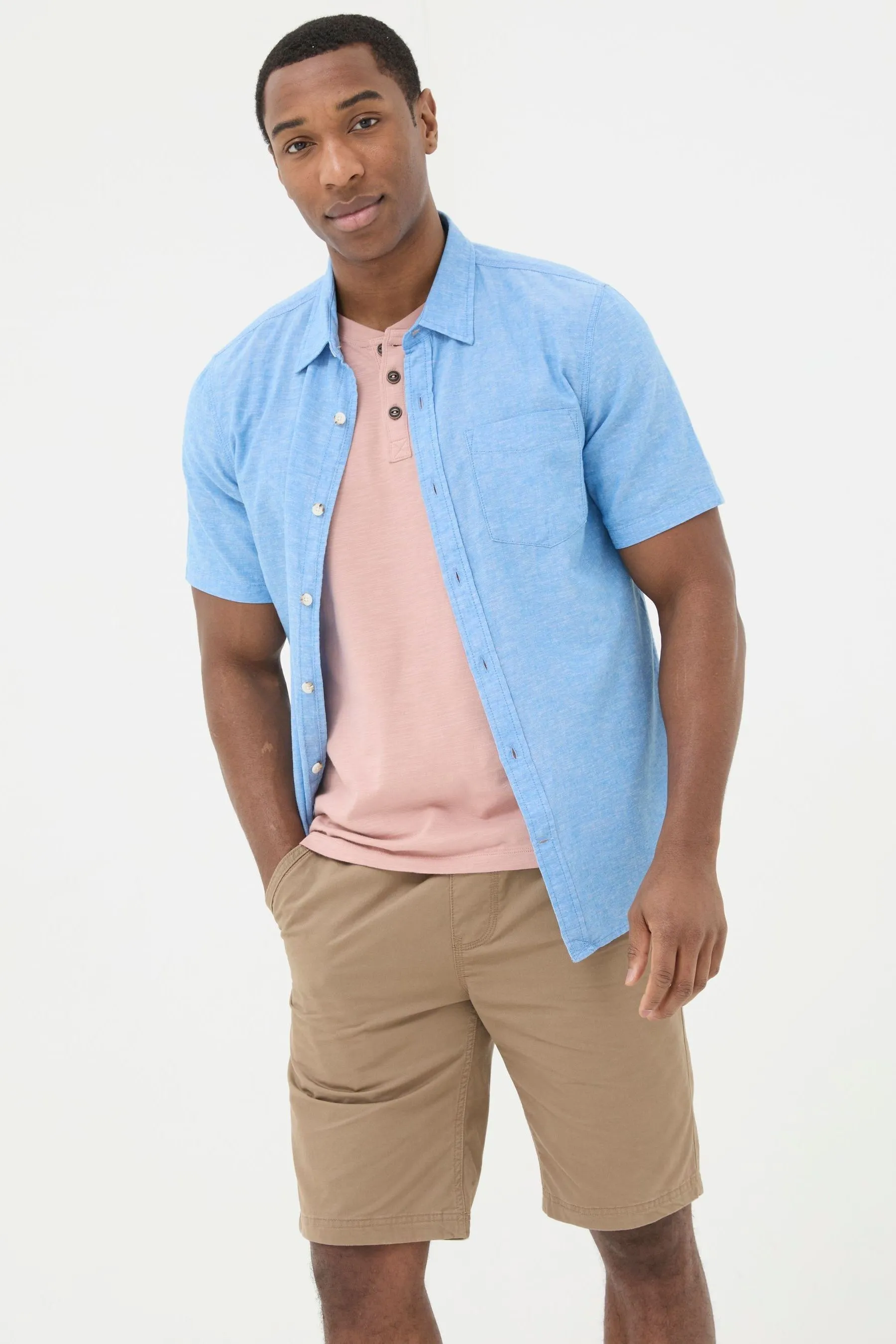 FatFace - Bugle - Camicia in lino e cotone