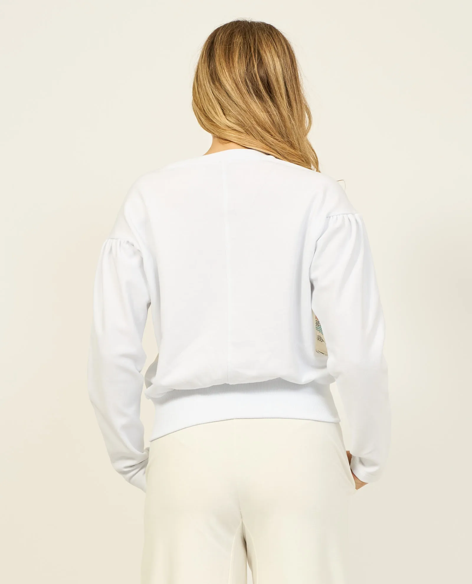Felpa donna Jijil in cotone con girocollo