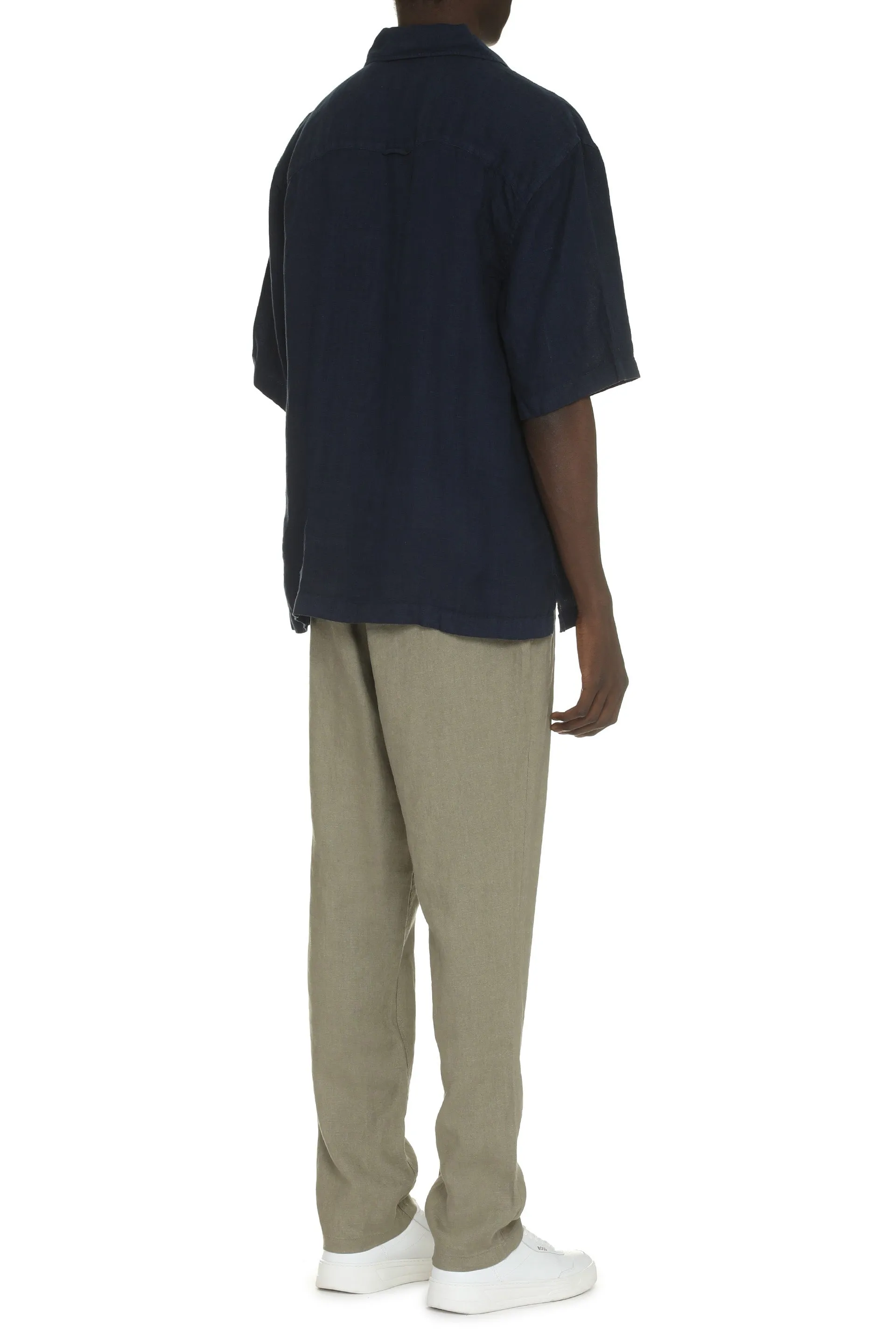 GANT Camicia a maniche corte in lino