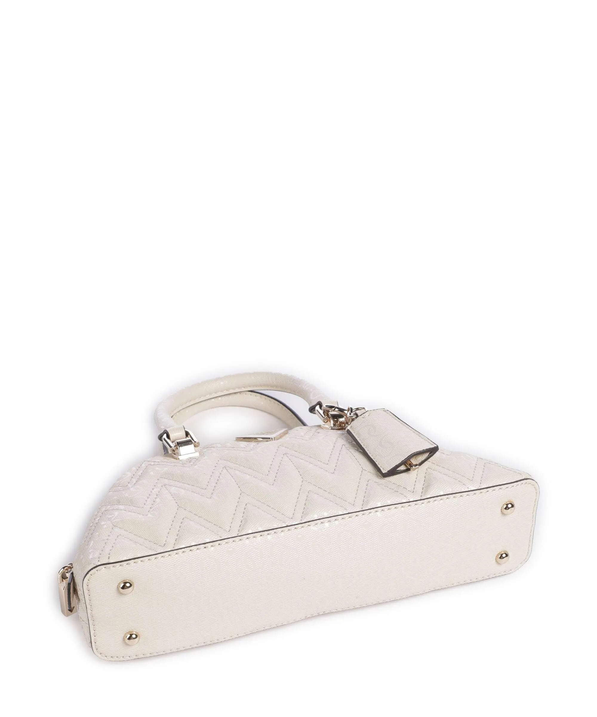  Guess Adelard Borsa a mano pelle sintetica avorio  