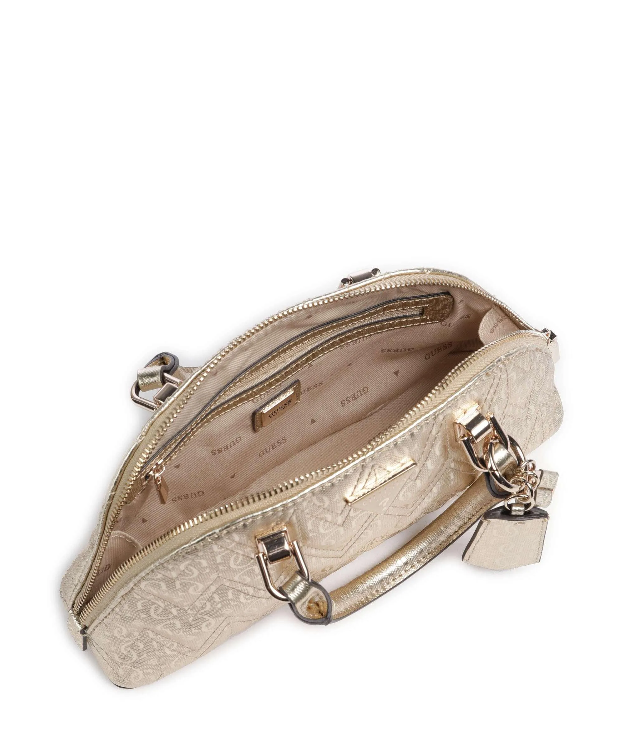  Guess Adelard Borsa a mano pelle sintetica oro  