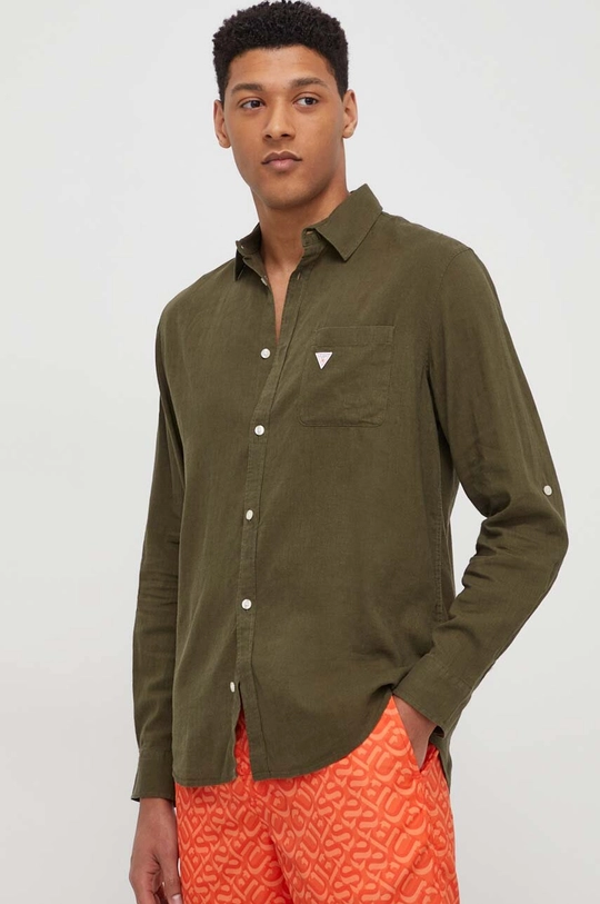 Guess camicia di lino
