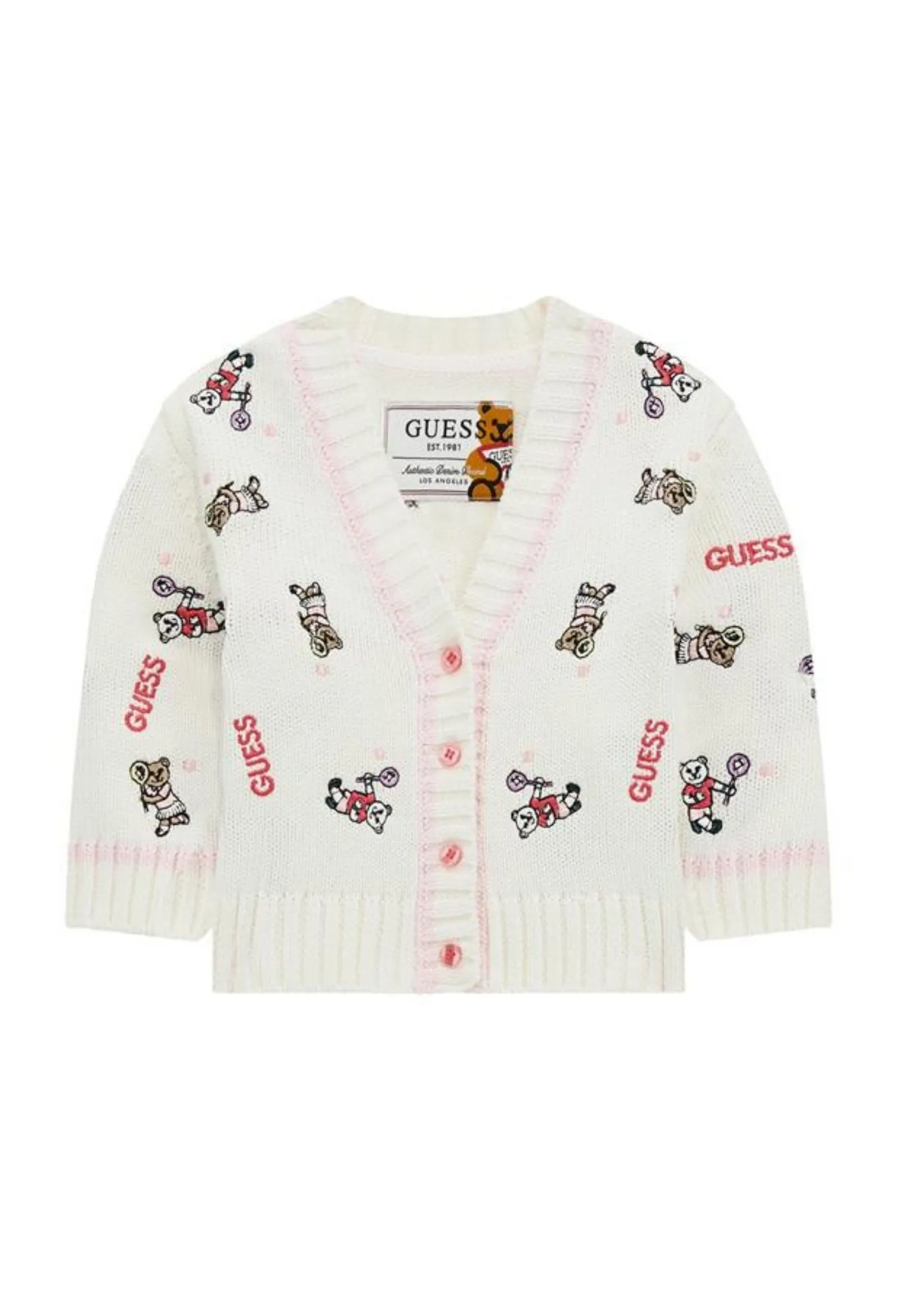 GUESS kids  cardigan fantasia orsetti